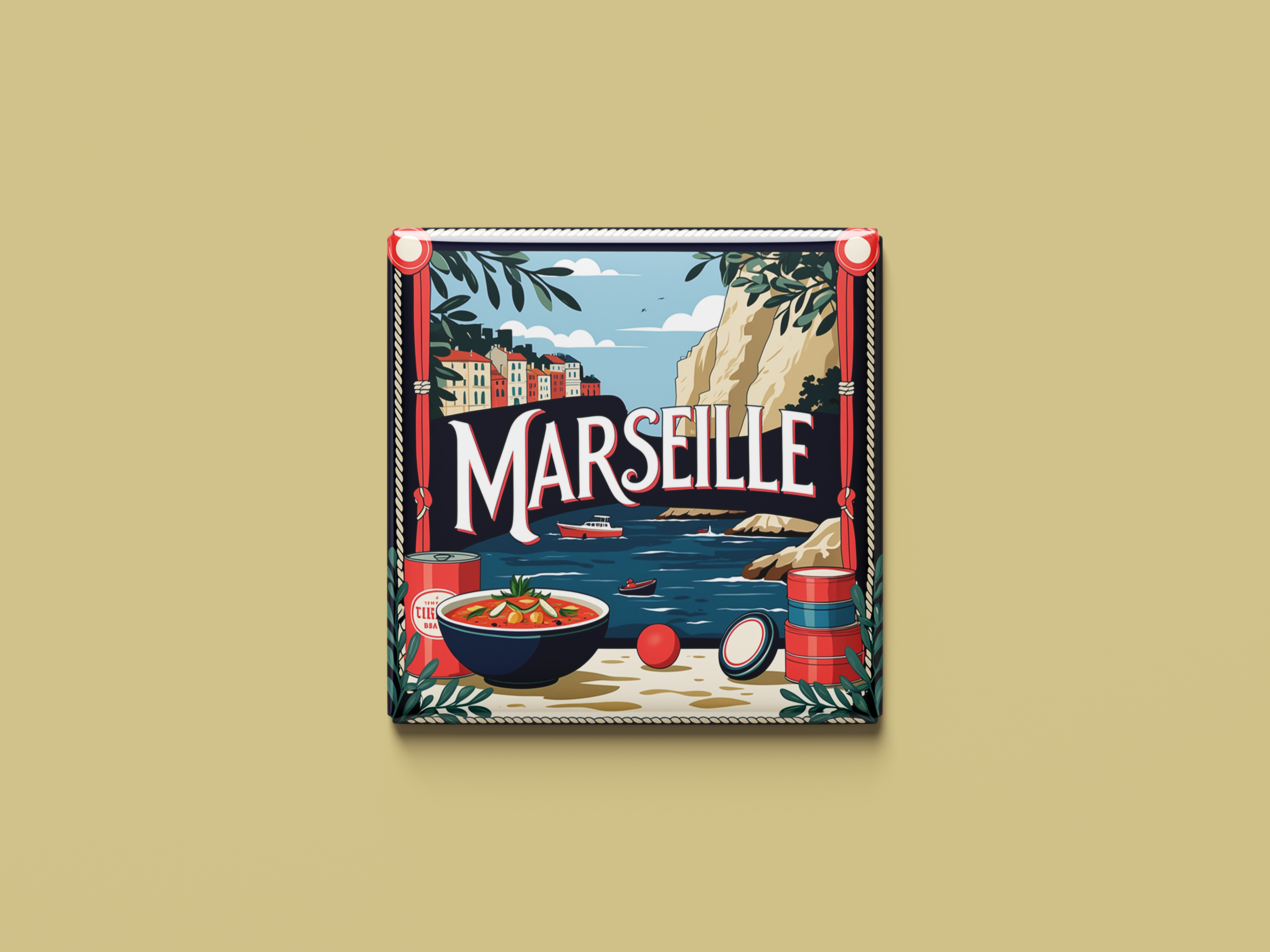 Marseille Magnet Collection