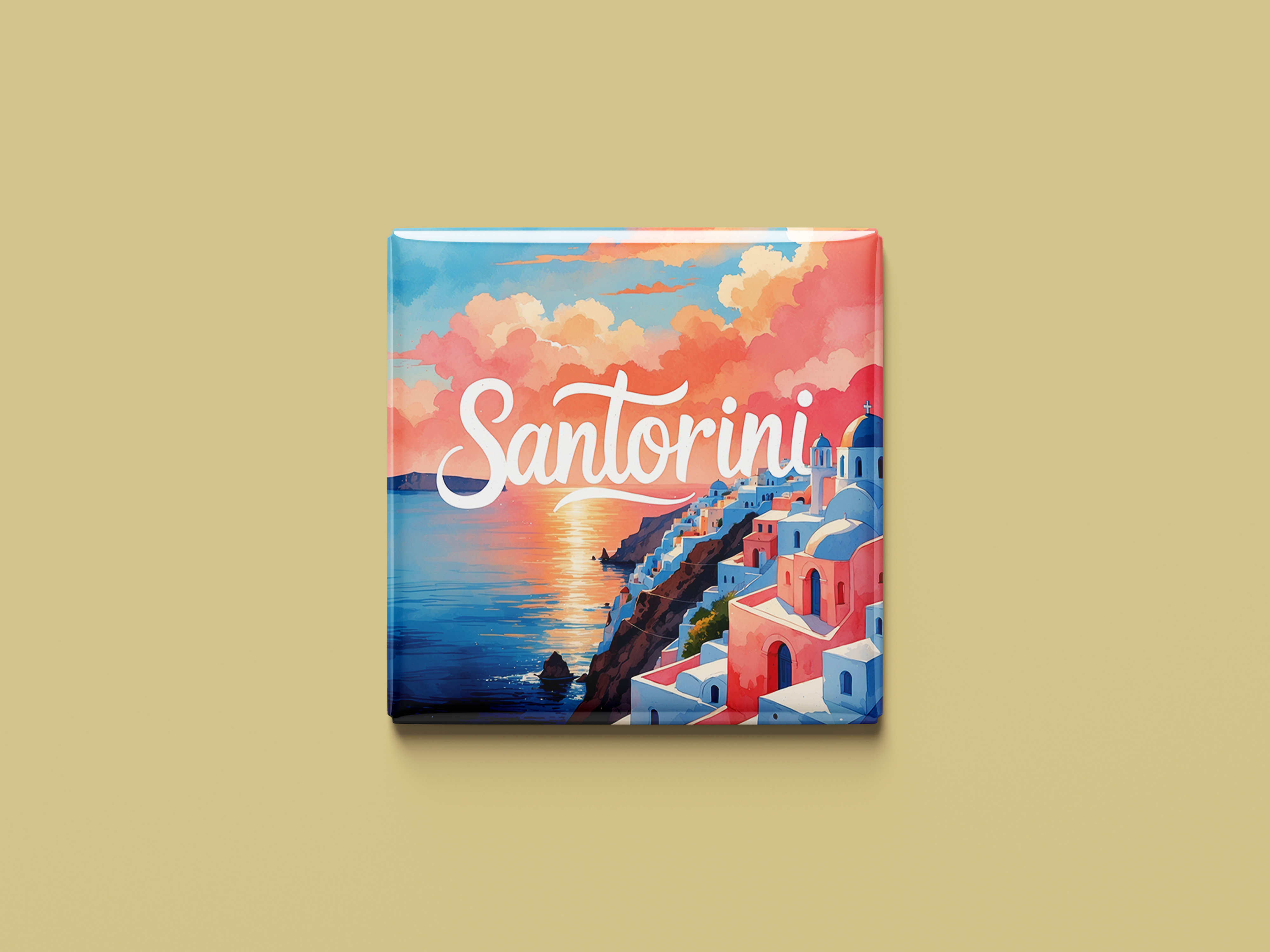 Santorini Magnet Collection