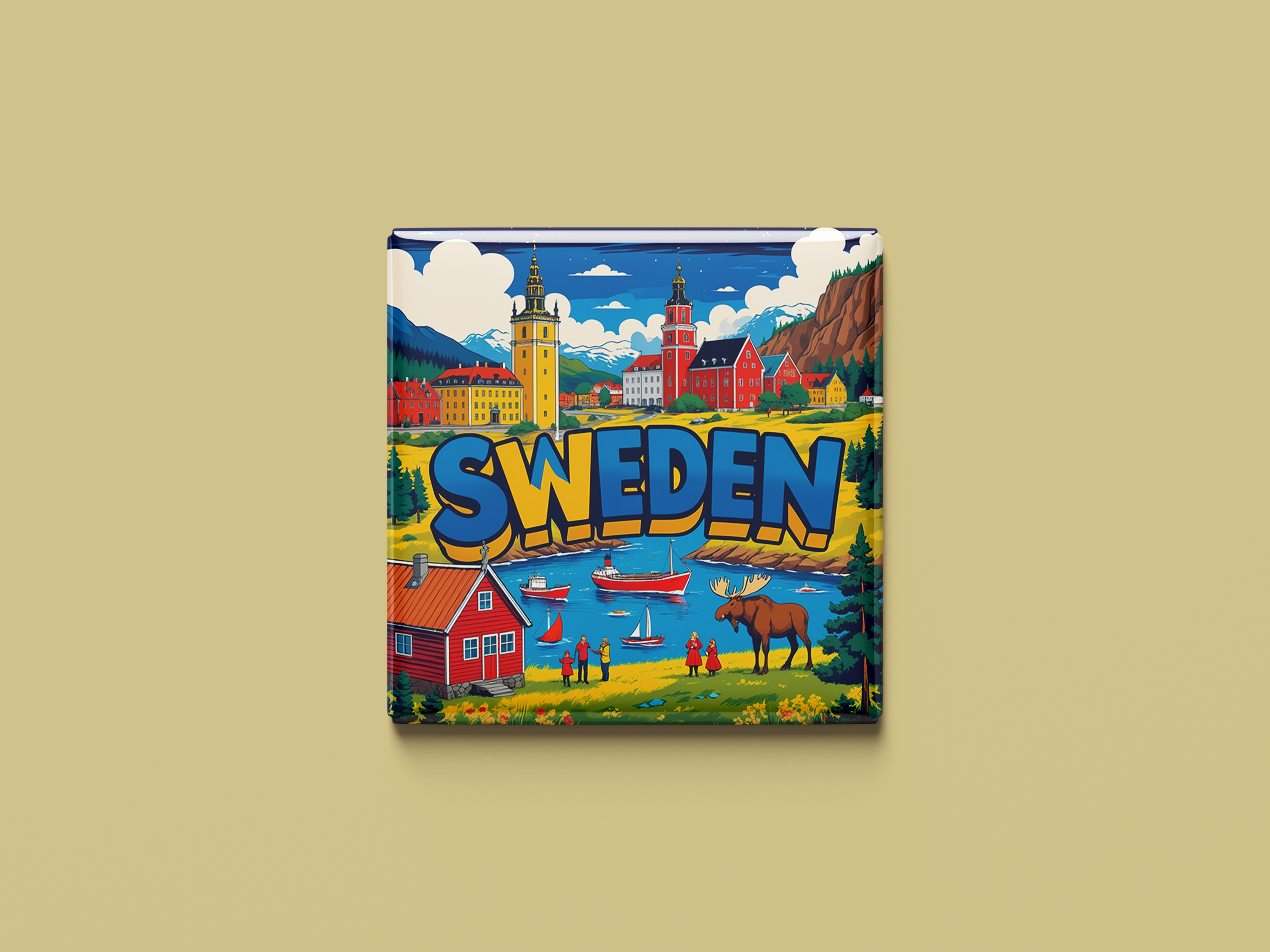 Sweden Magnet Collection