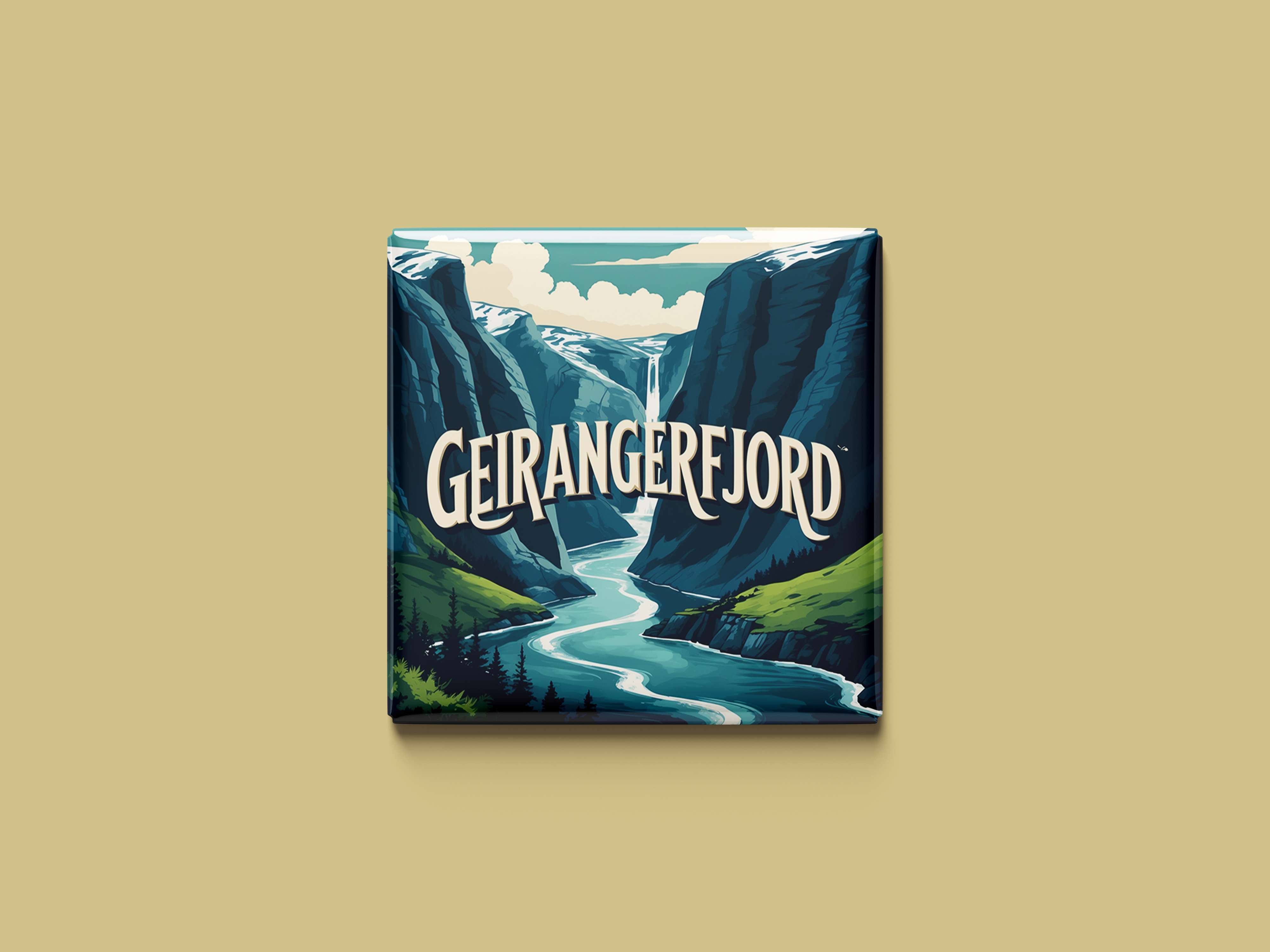 Magnetkollektion Geirangerfjord