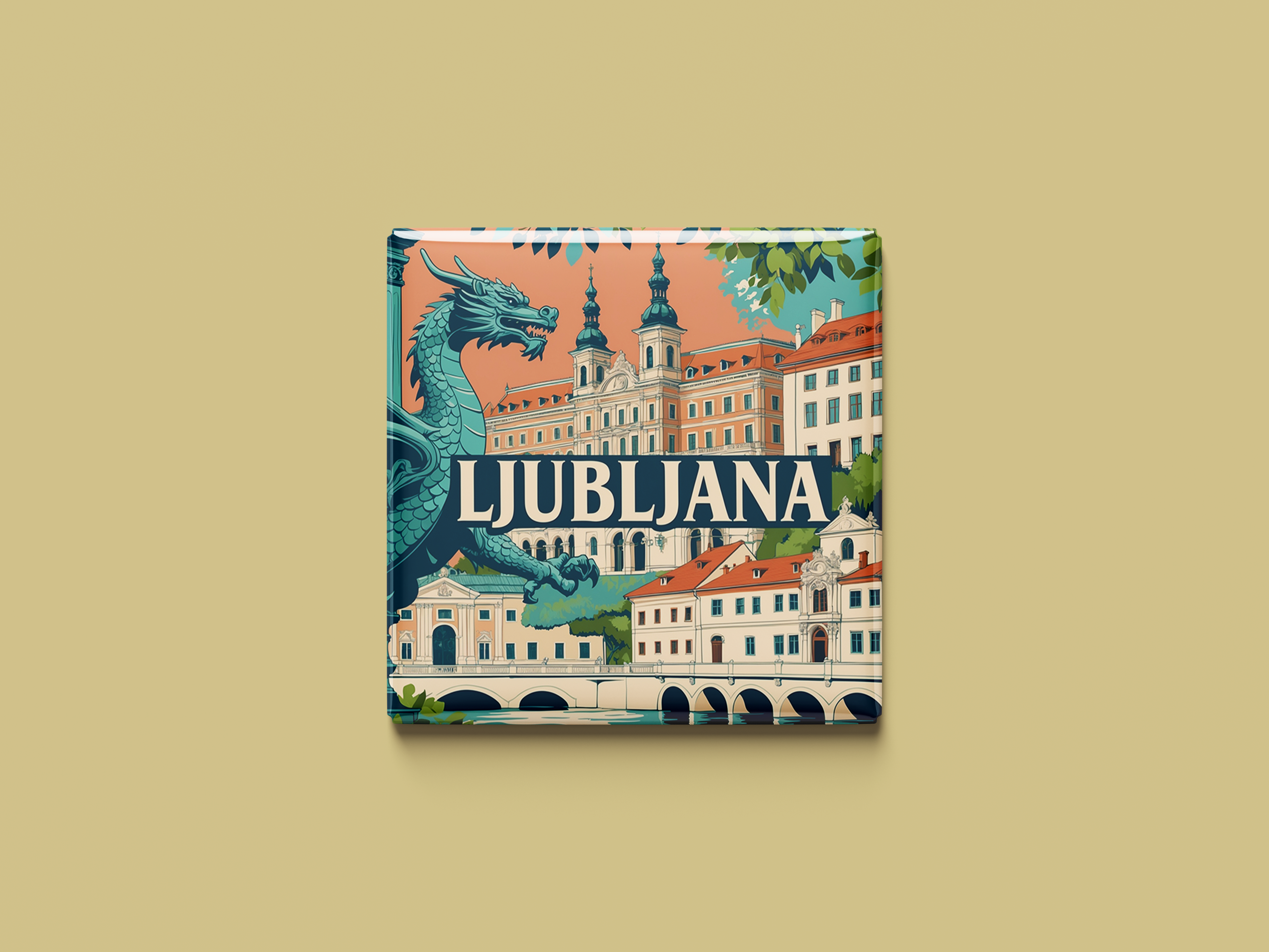 Magnetkollektion Ljubljana