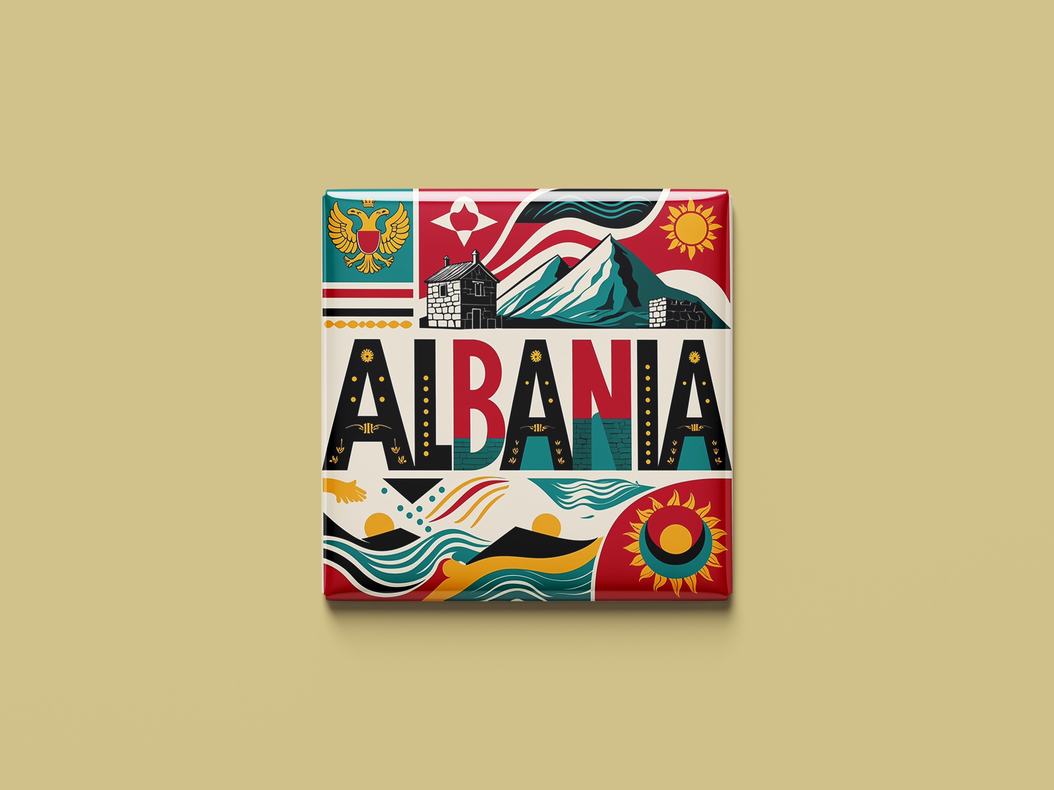 Albanien Magnetkollektion