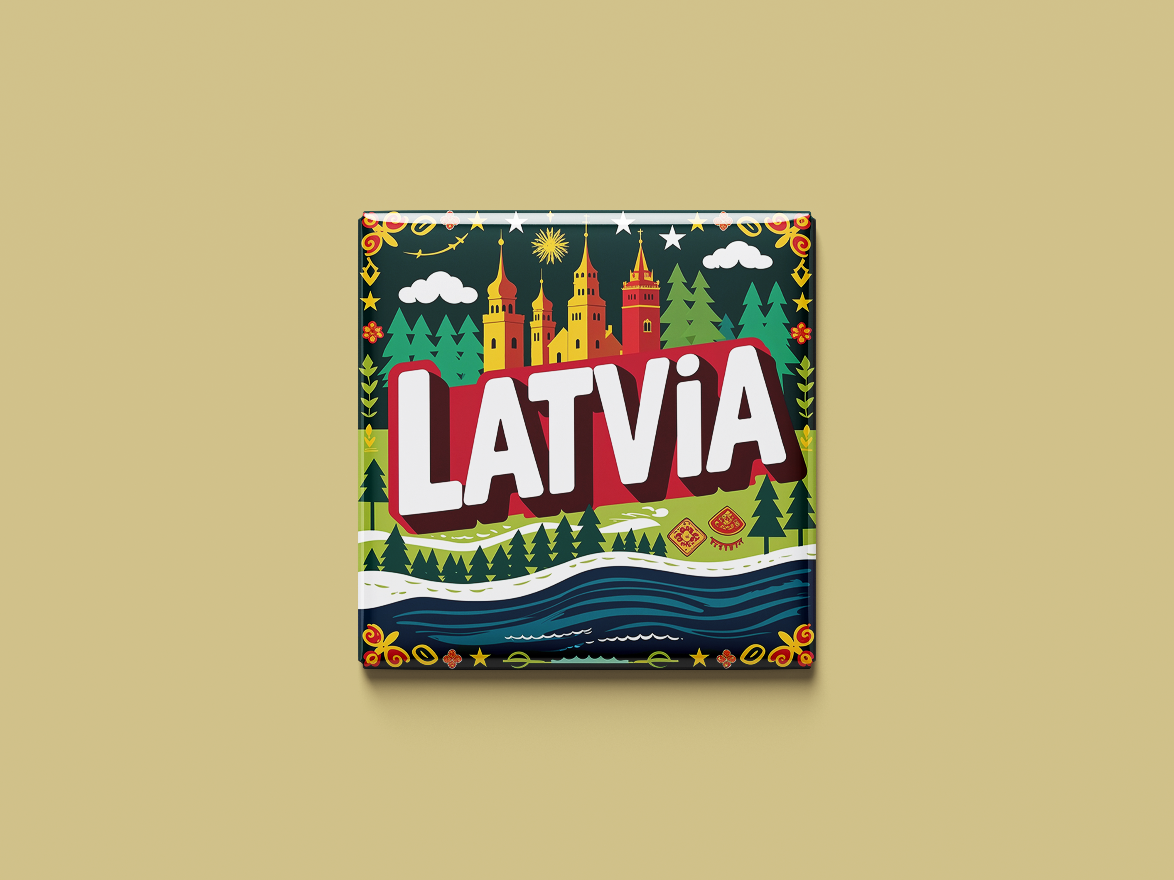 Lettland Magnetkollektion