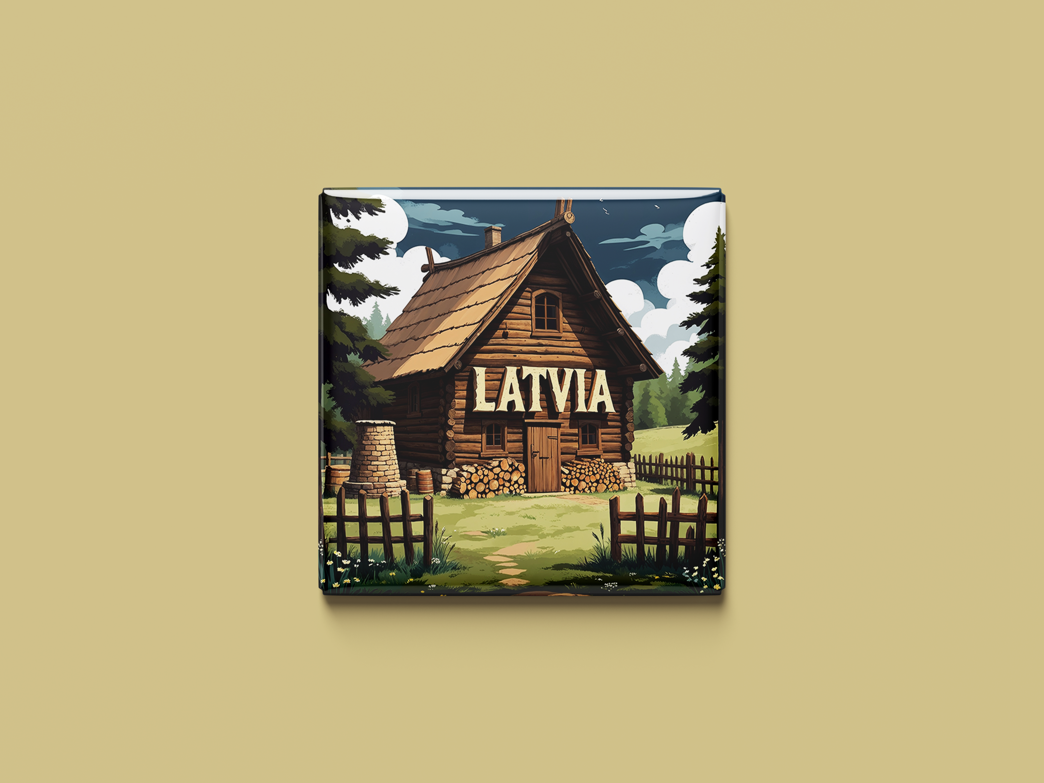 Lettland Magnetkollektion