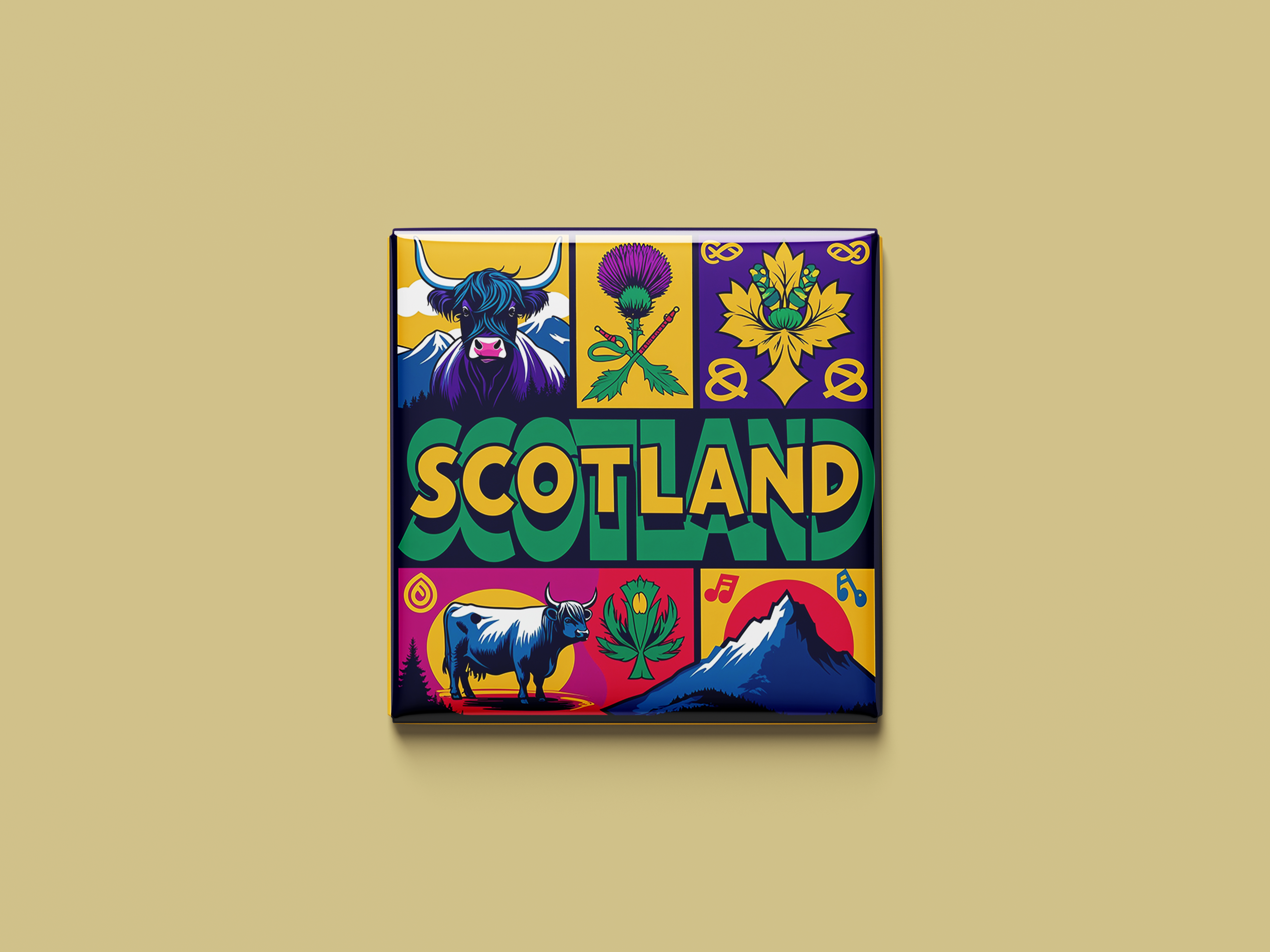 Schottland Magnetkollektion