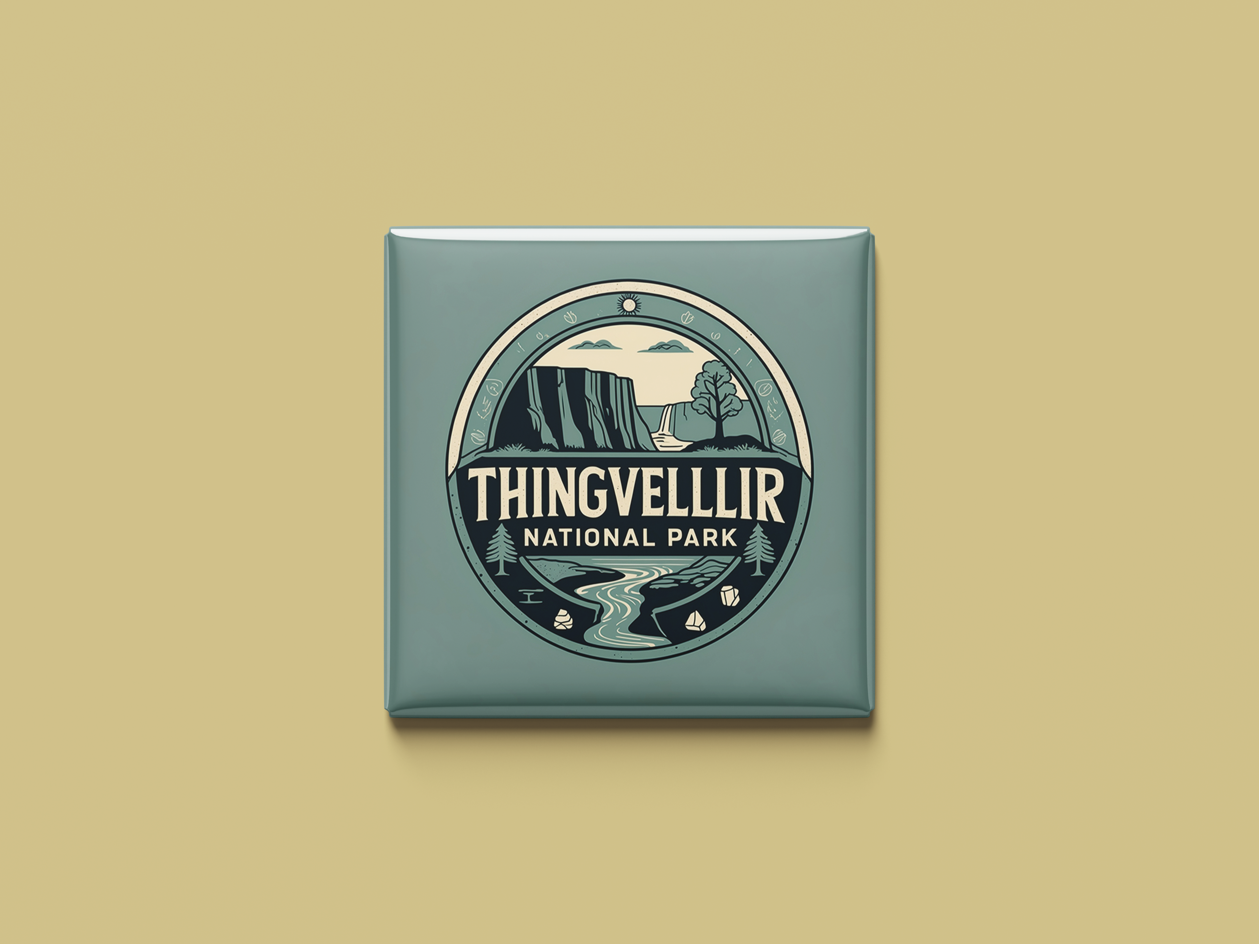 Magnetkollektion Thingvellir Nationalpark