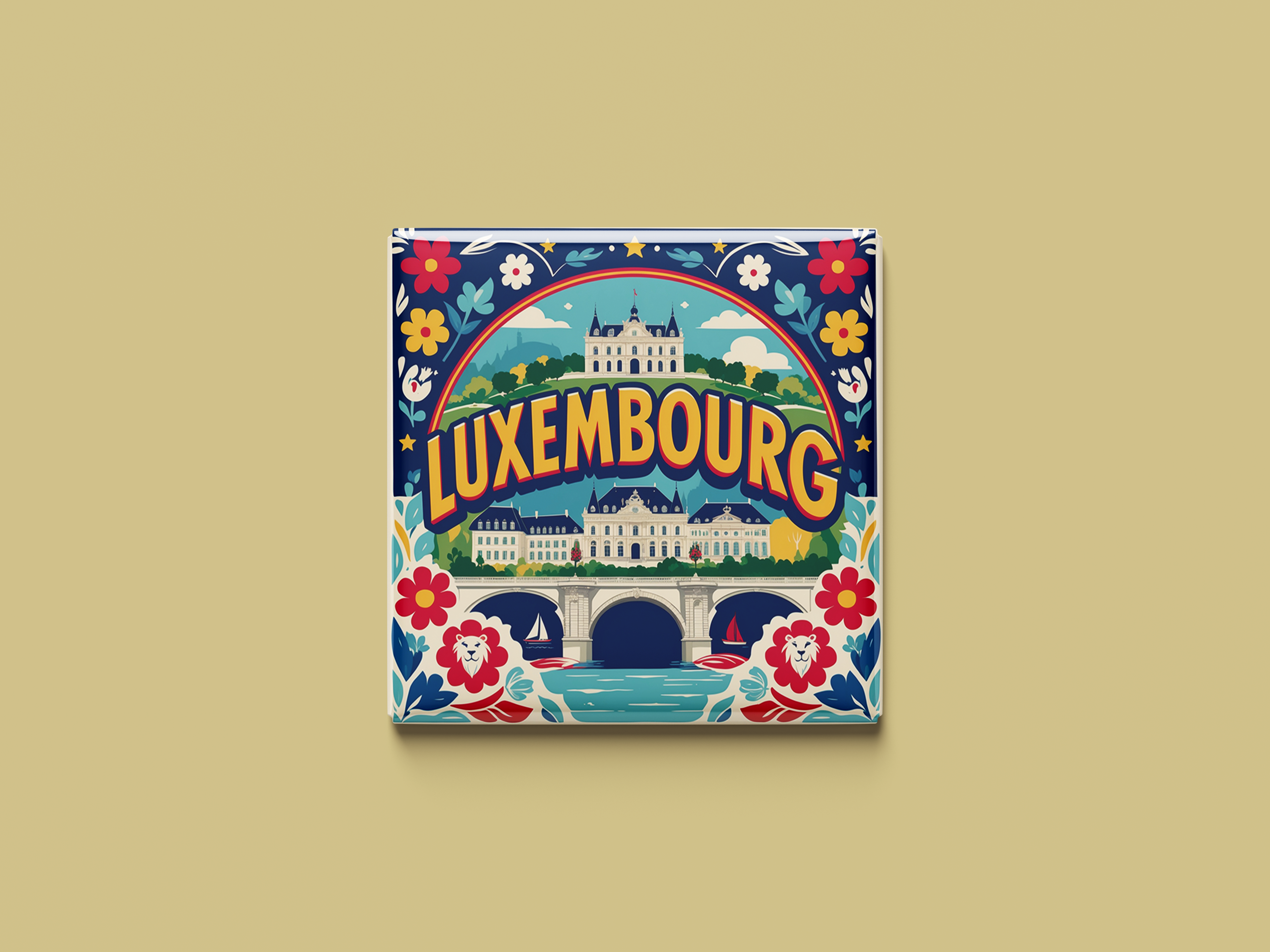Luxemburg Magnetkollektion