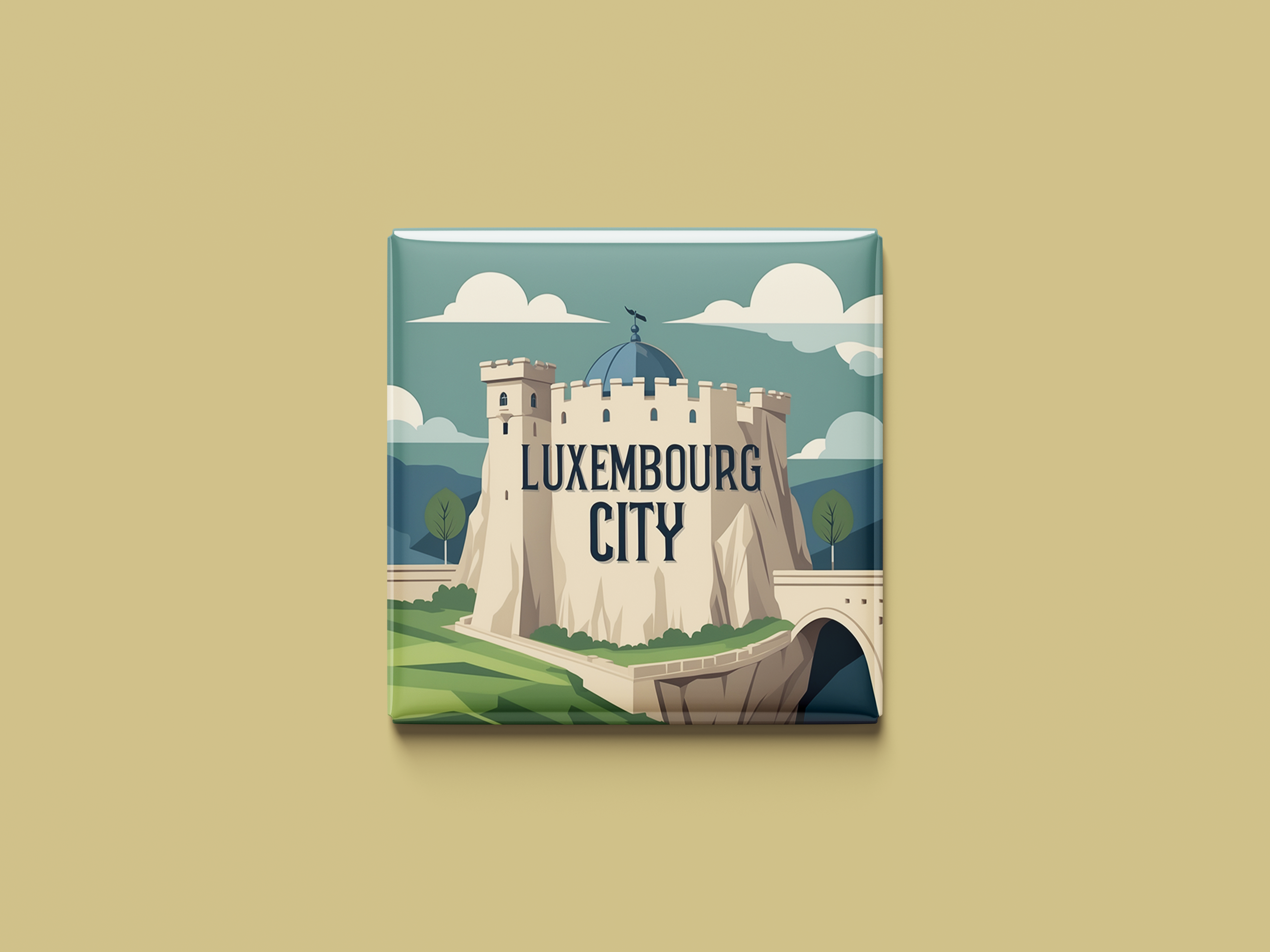 Magnetkollektion Luxemburg-Stadt