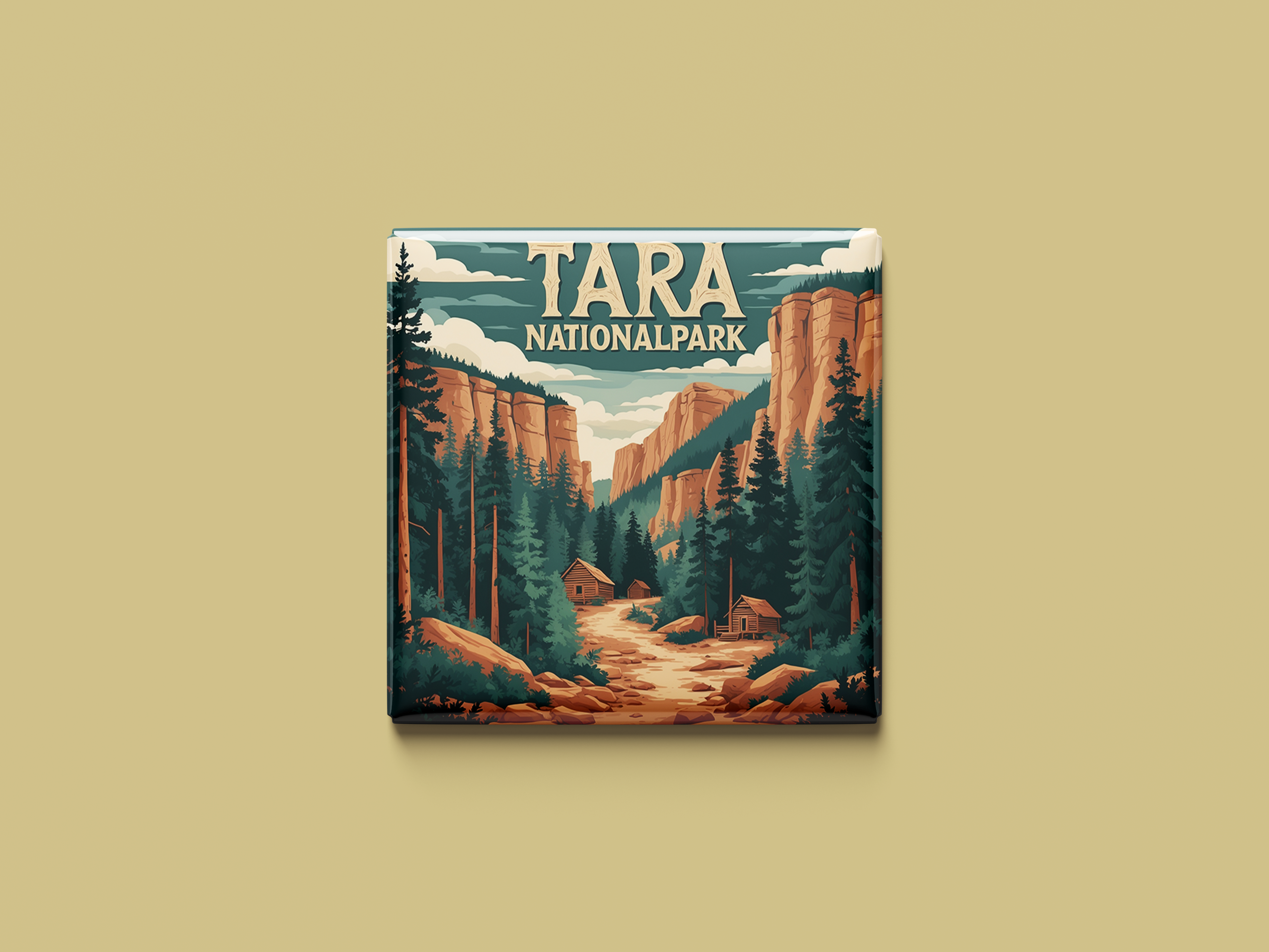 Magnetkollektion Tara Nationalpark