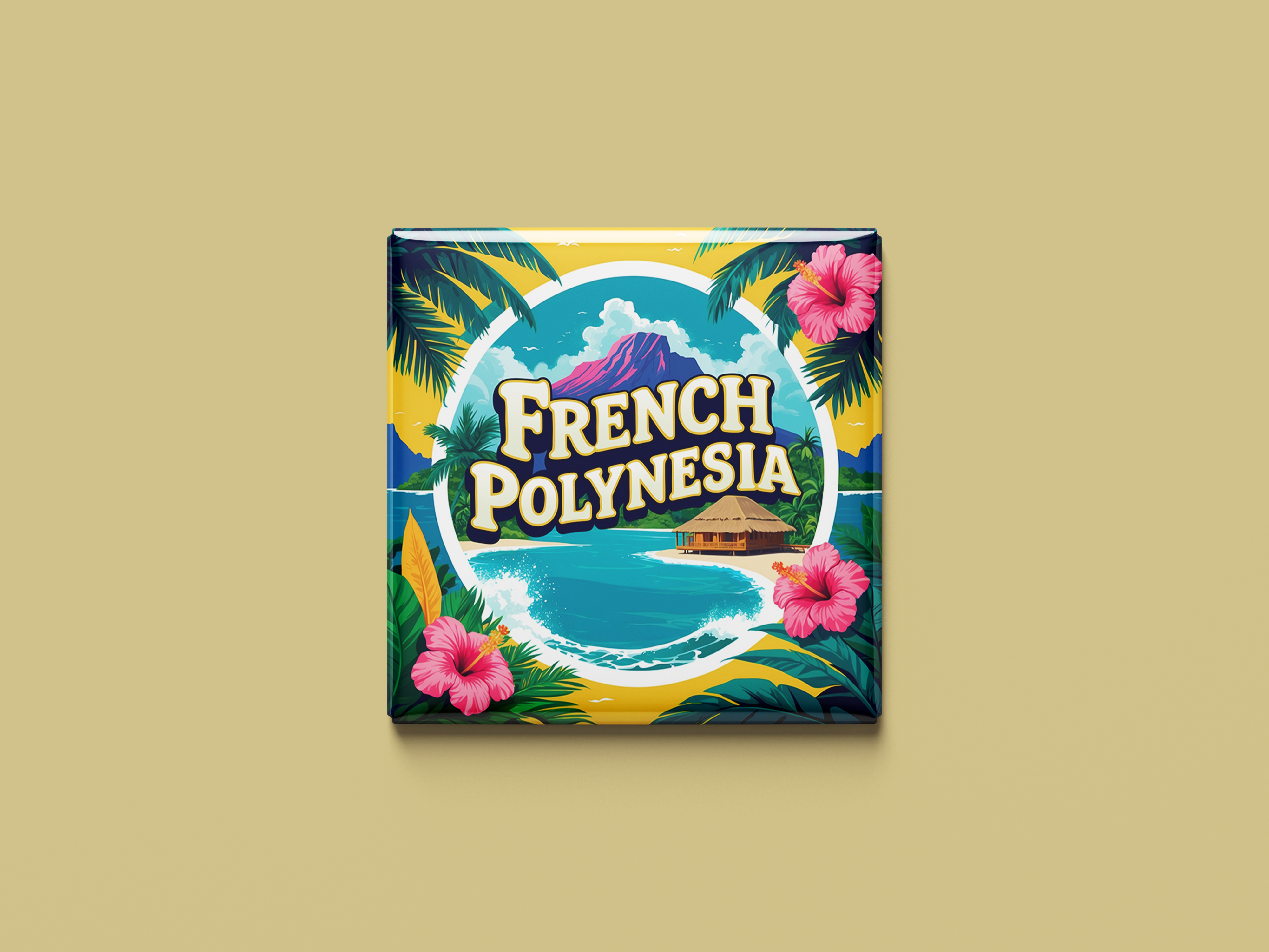 Französisch Polynesien Magnetkollektion