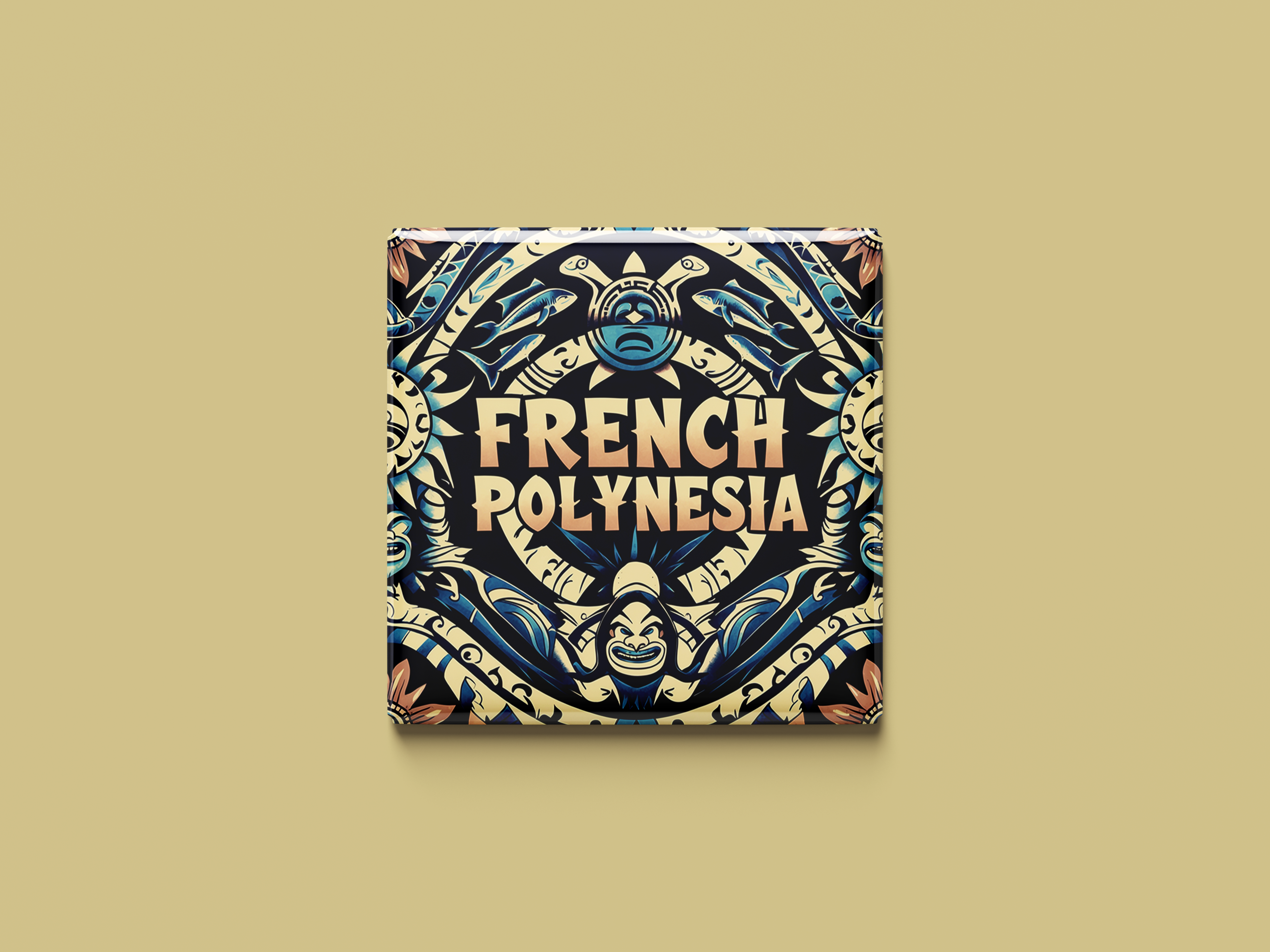 Französisch Polynesien Magnetkollektion
