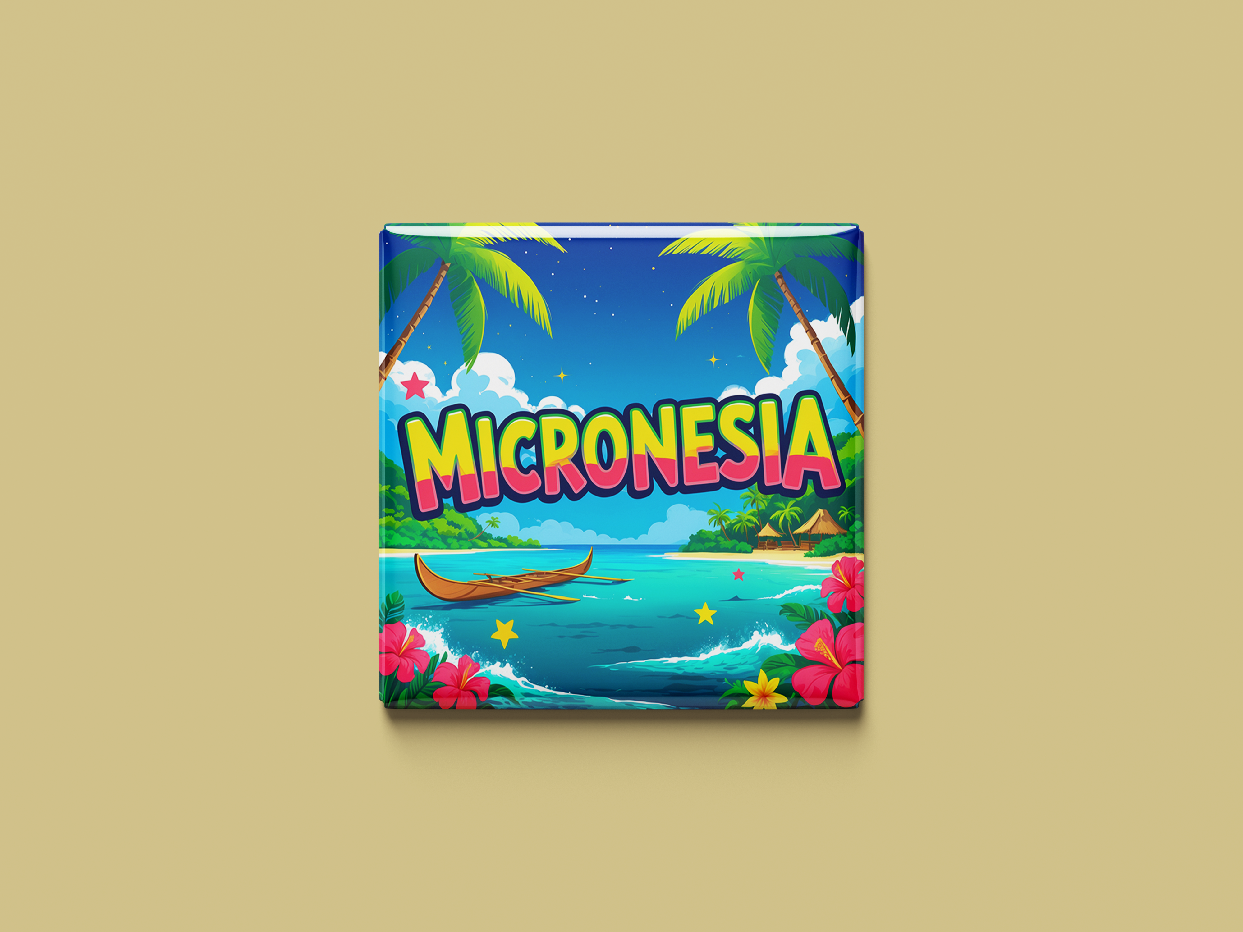 Mikronesien Magnetkollektion