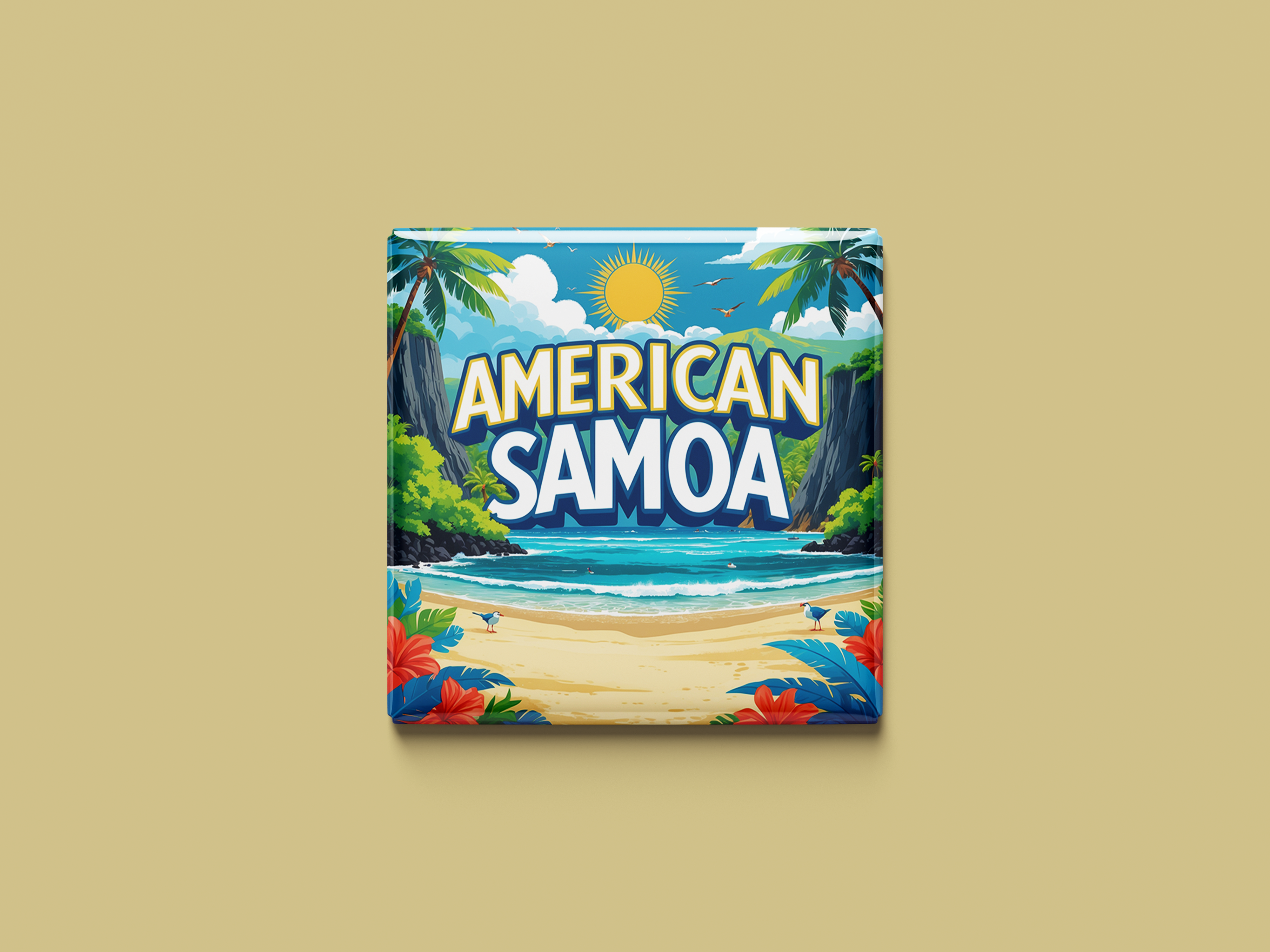 Amerikanisch Samoa Magnetkollektion