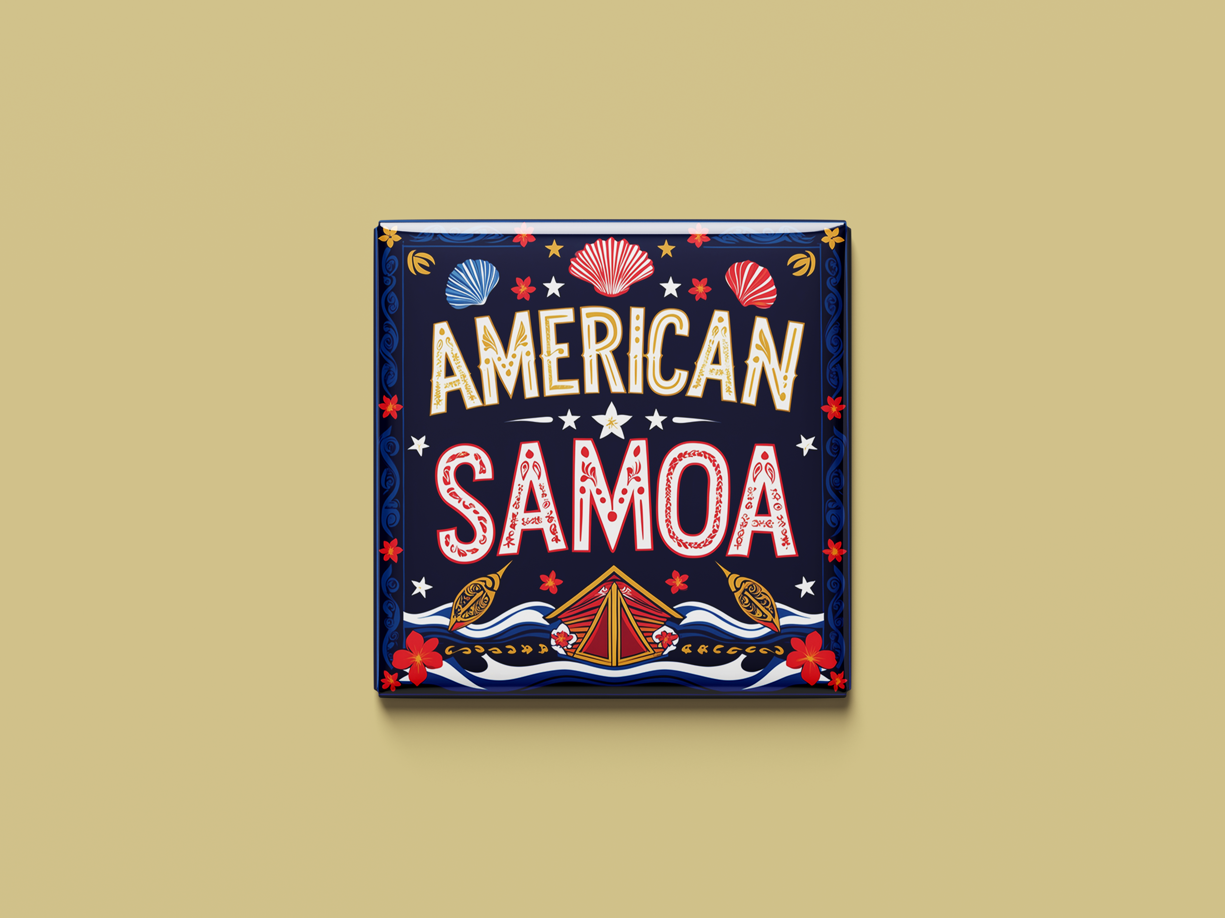 Amerikanisch Samoa Magnetkollektion