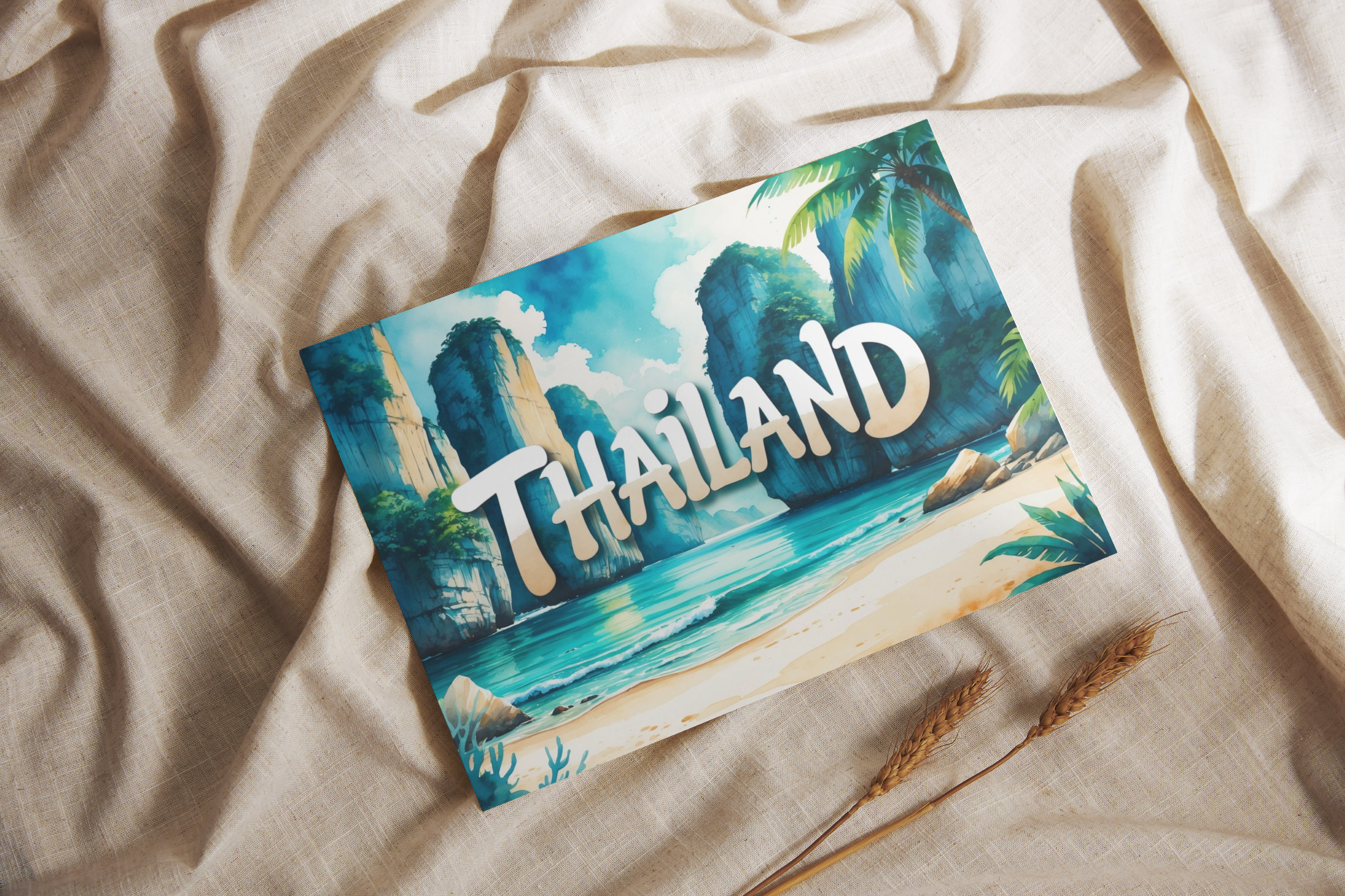 Thailand Postkartenkollektion