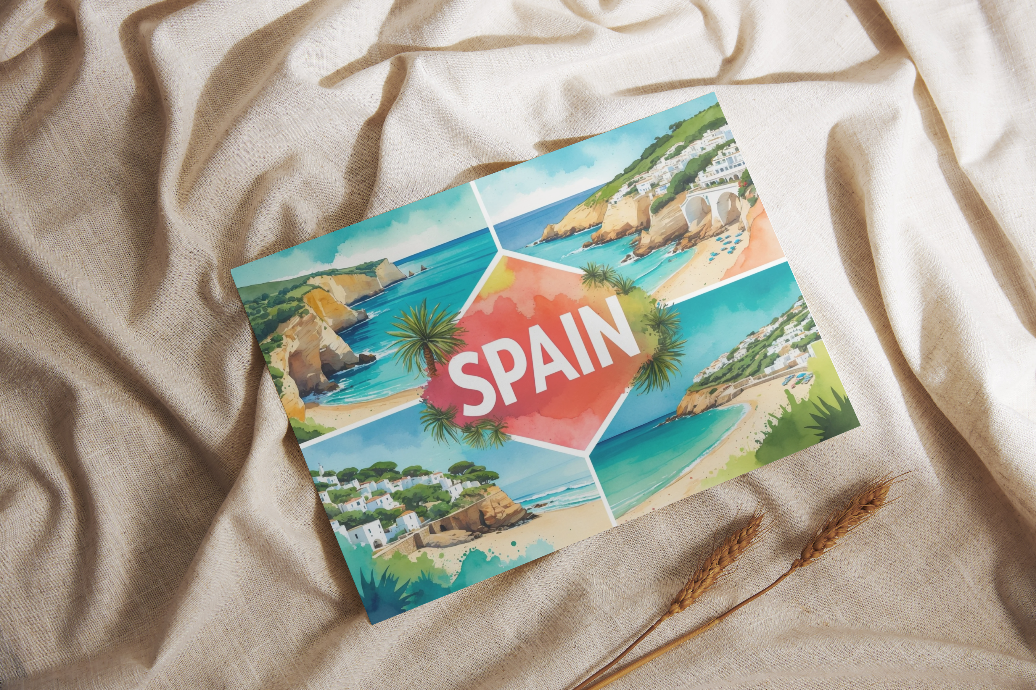 Spanien Postkartenkollektion