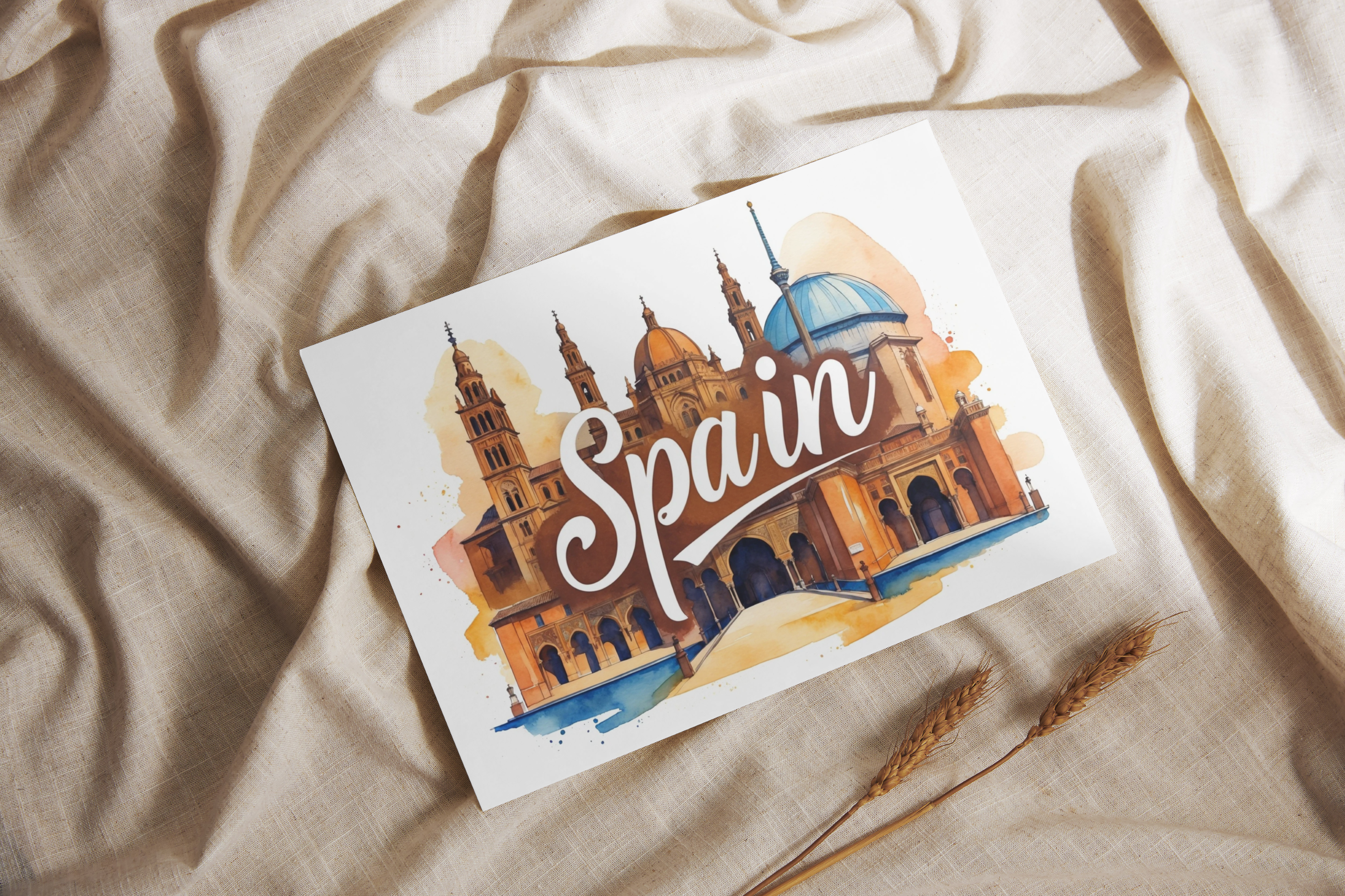 Spanien Postkartenkollektion