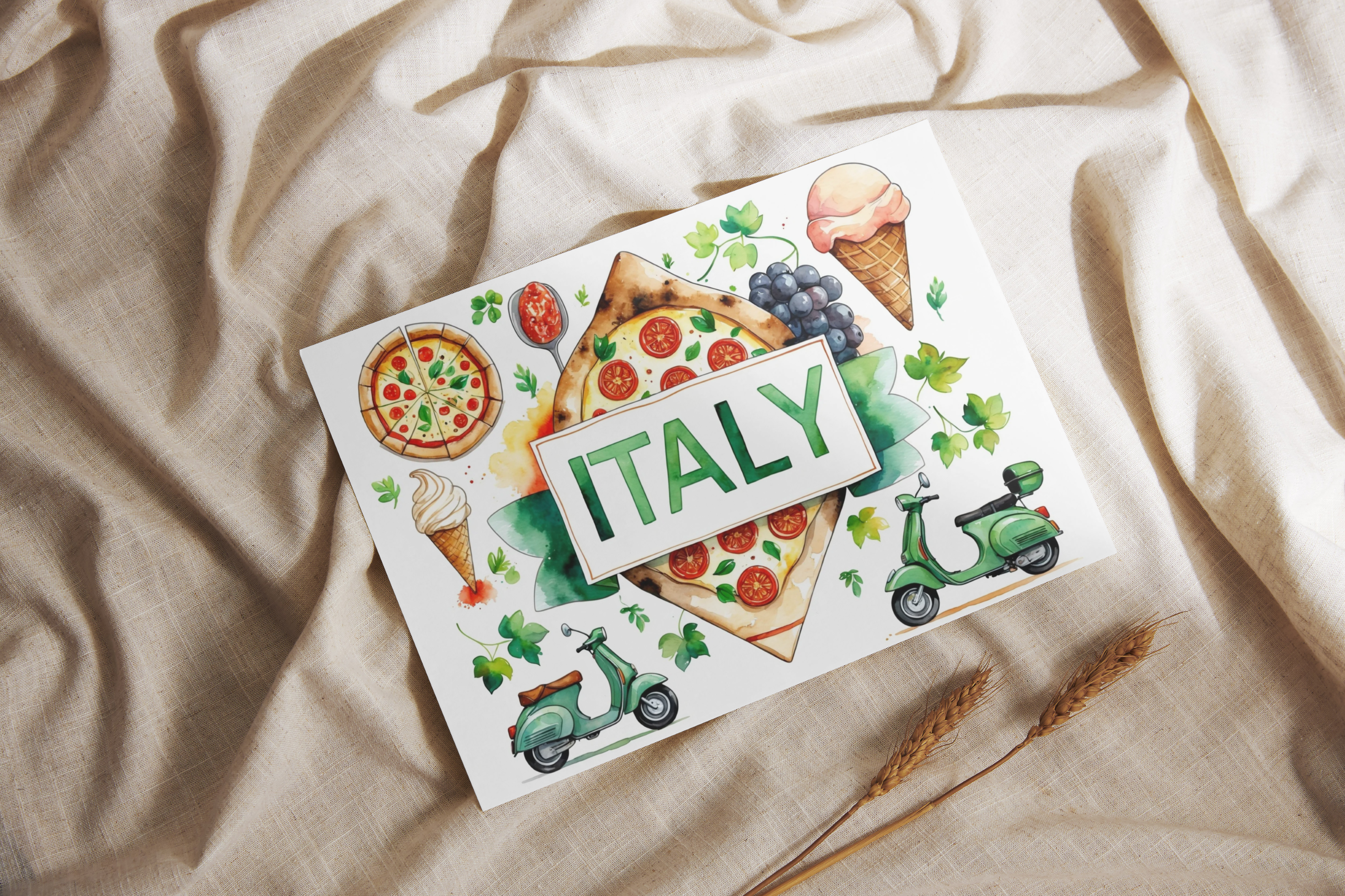 Italien Postkartenkollektion