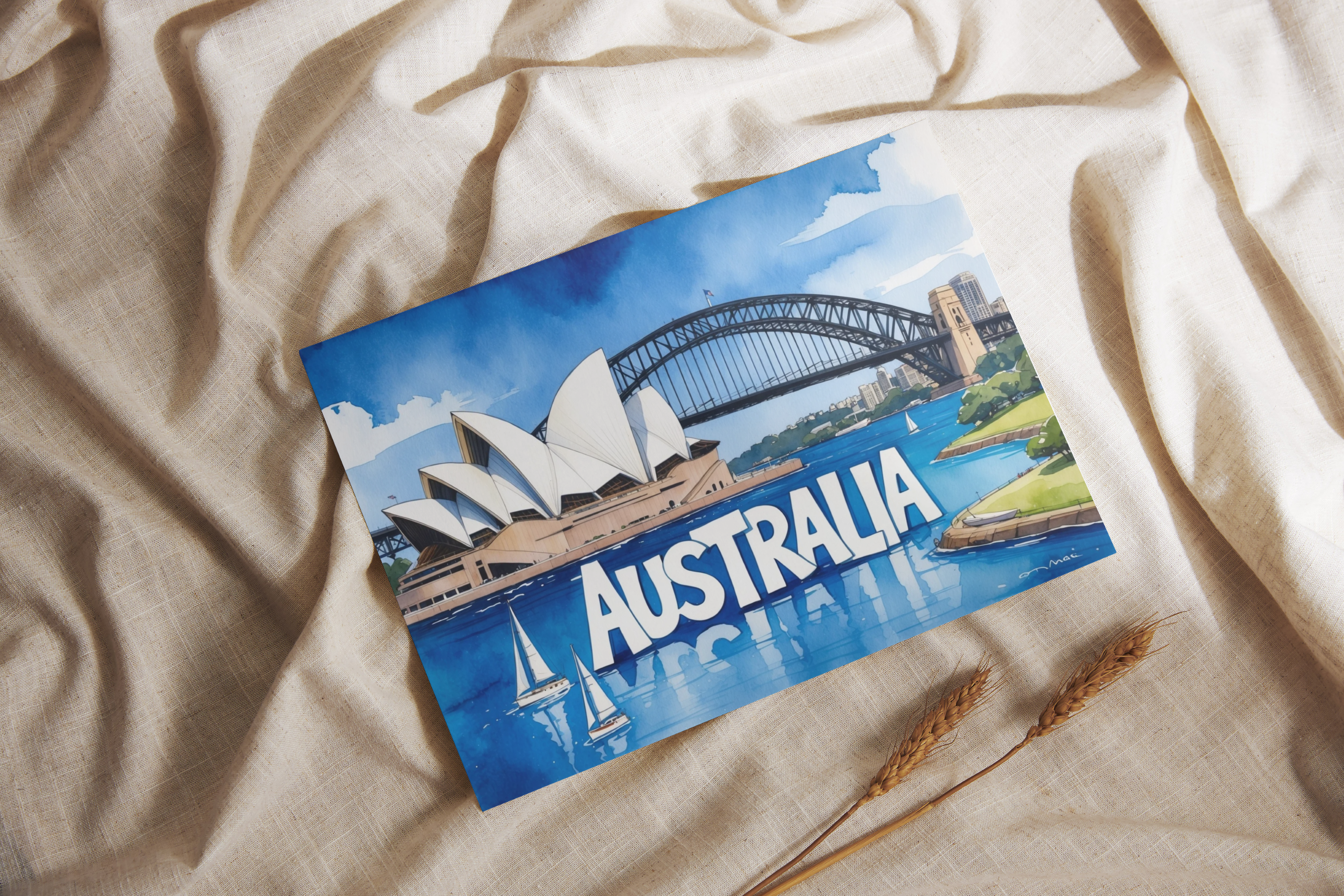 Australien Postkartenkollektion