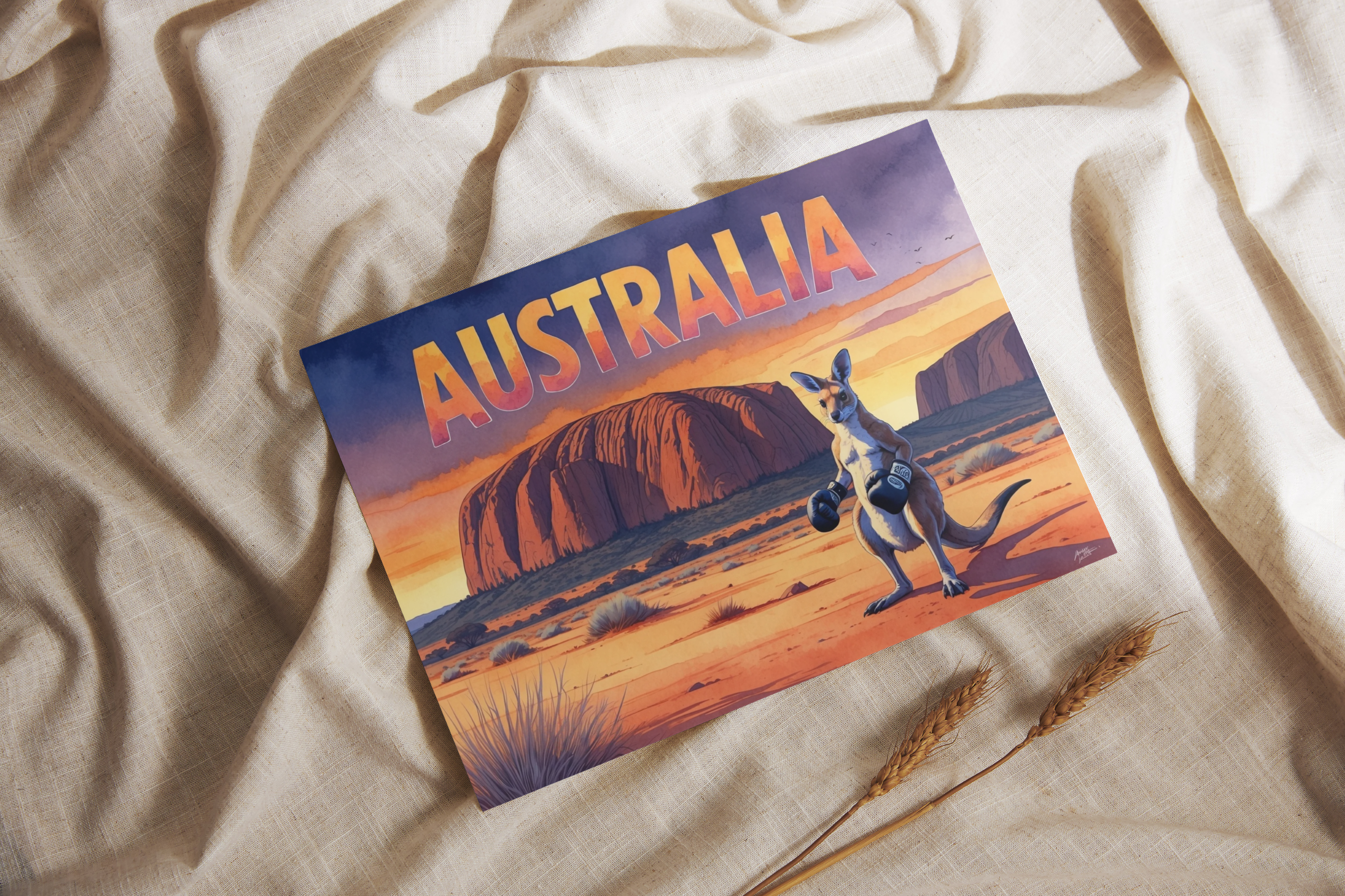 Australien Postkartenkollektion