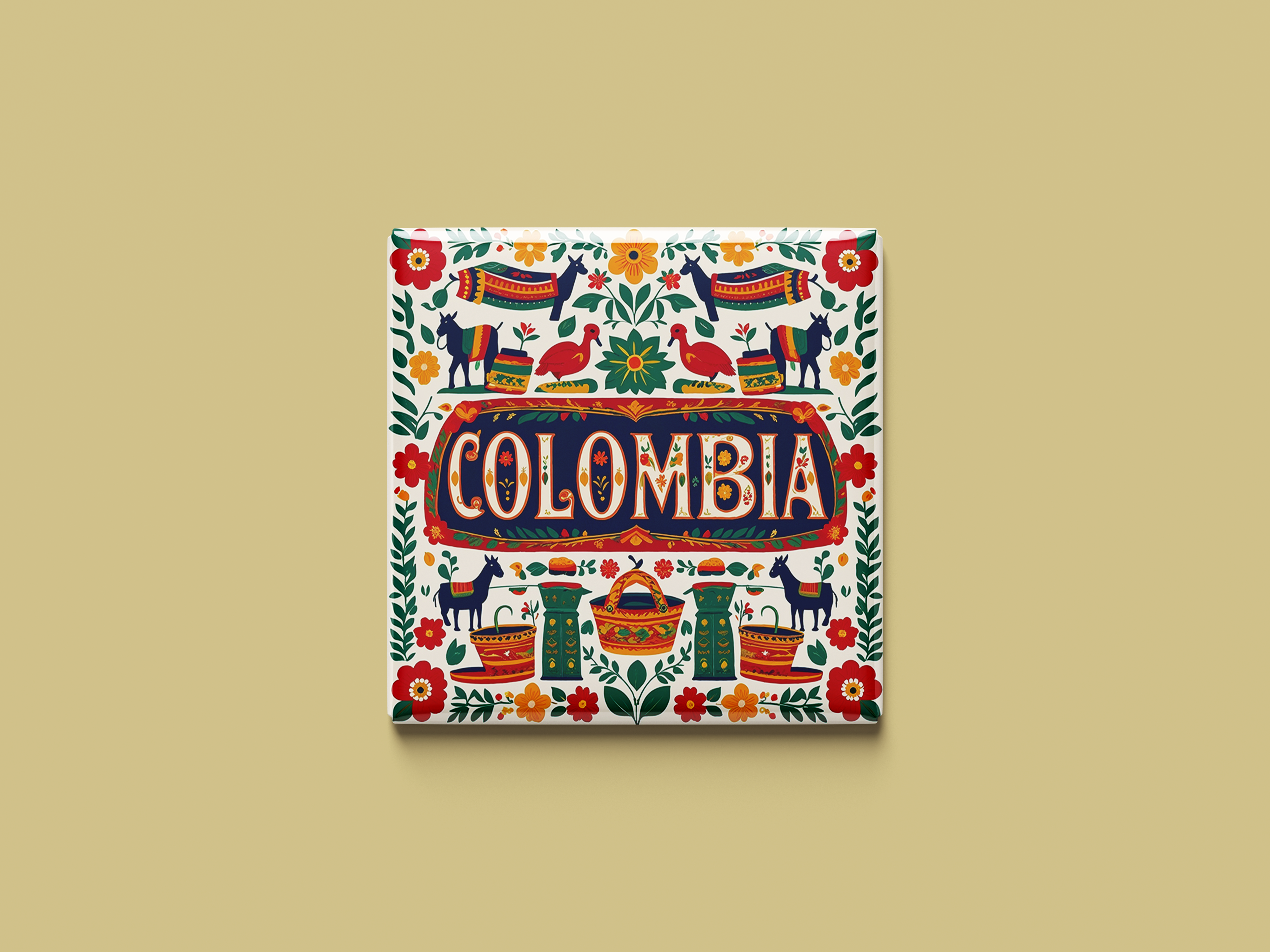 Kolumbien Magnetkollektion