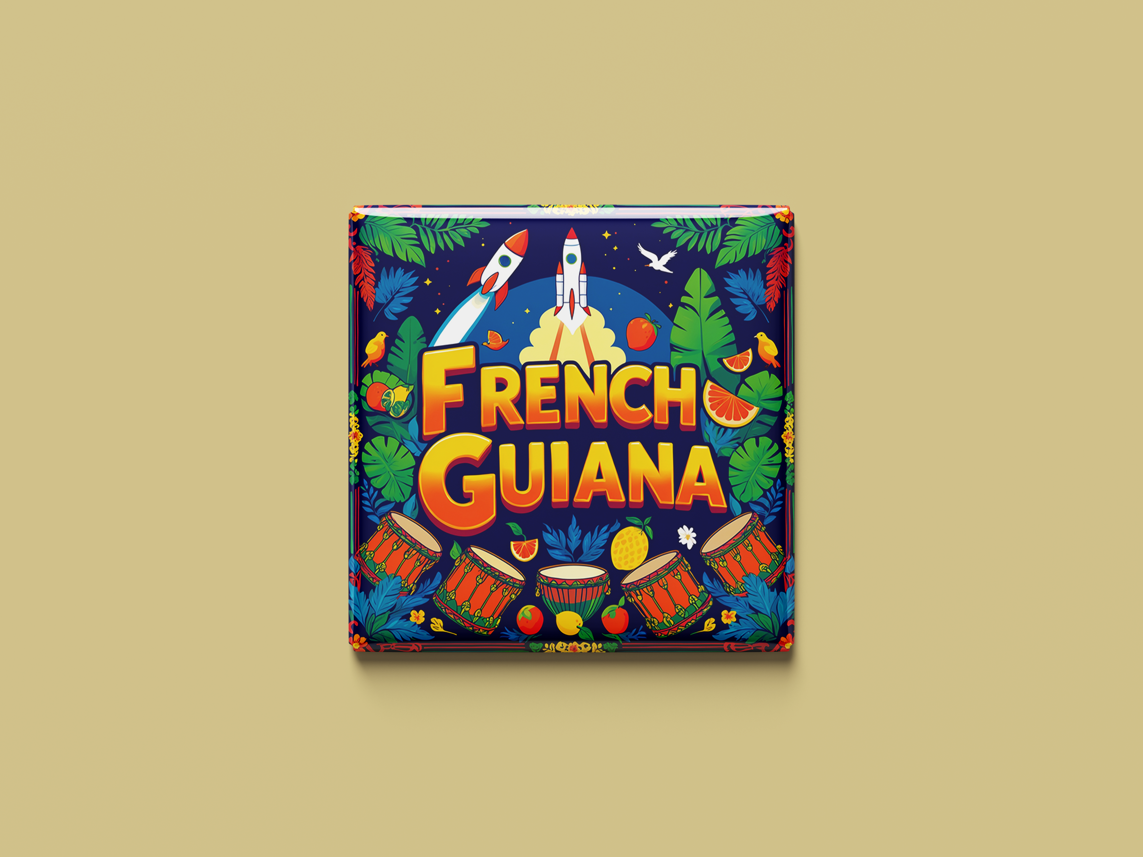 Französisch Guyana Magnetkollektion