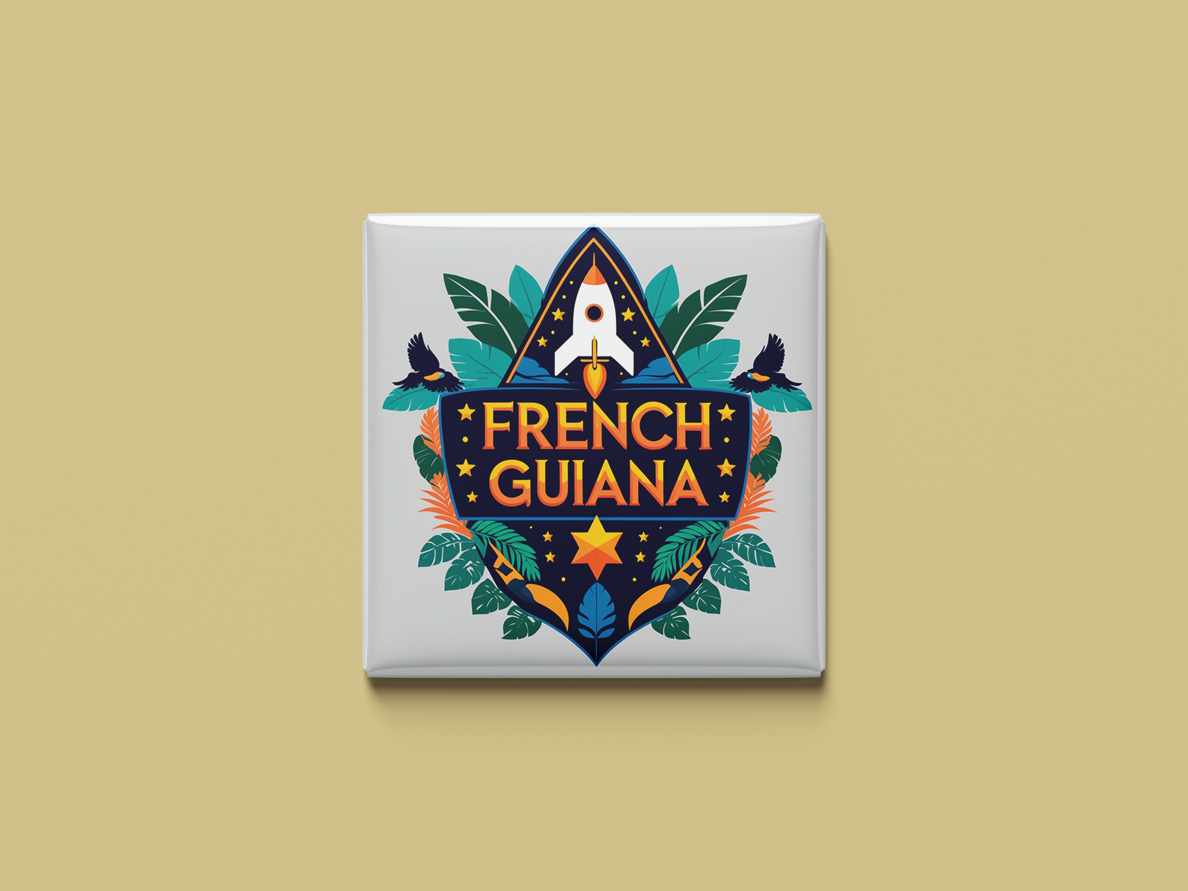 Französisch Guyana Magnetkollektion