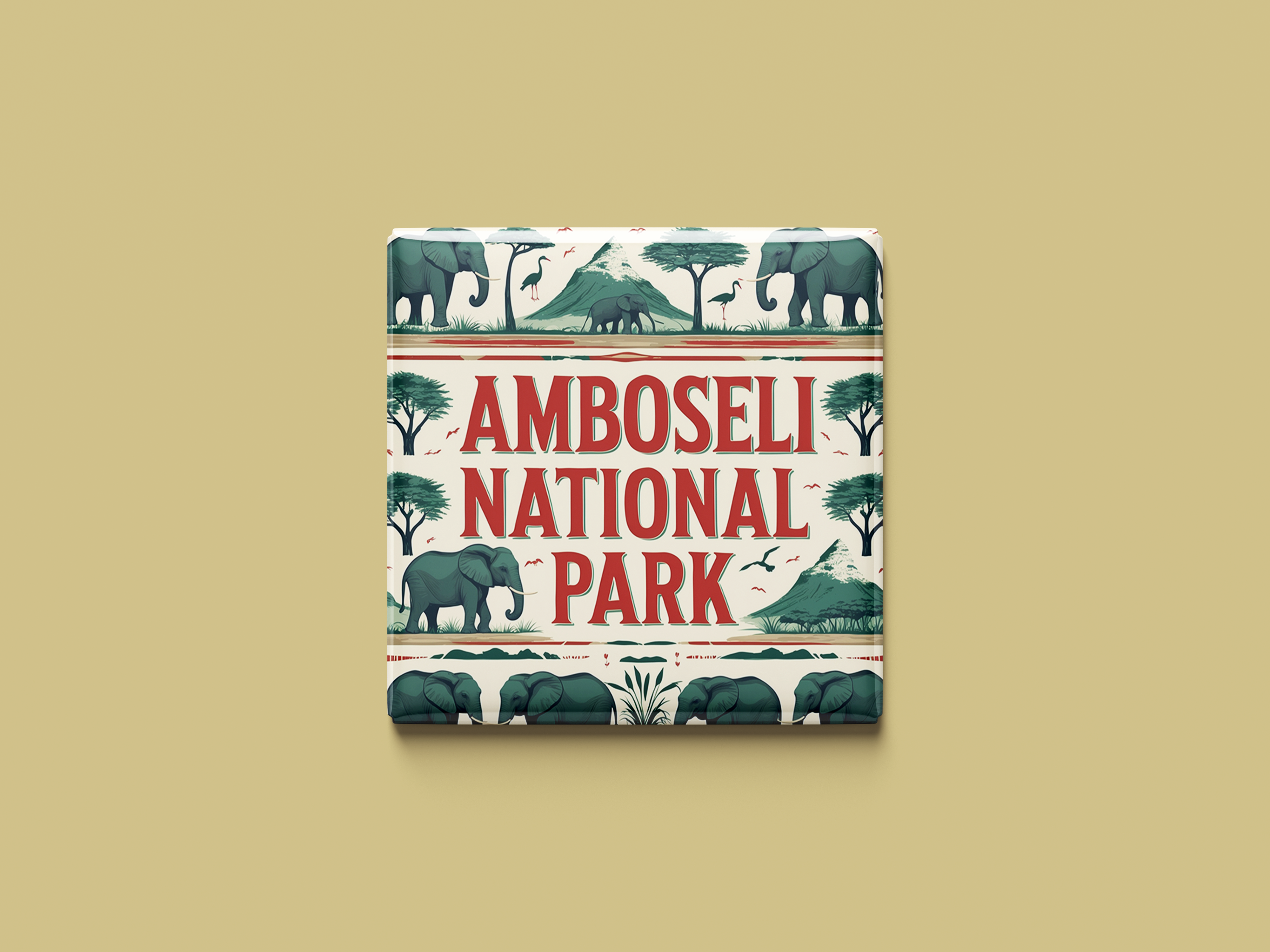 Magnetkollektion Amboseli Nationalpark