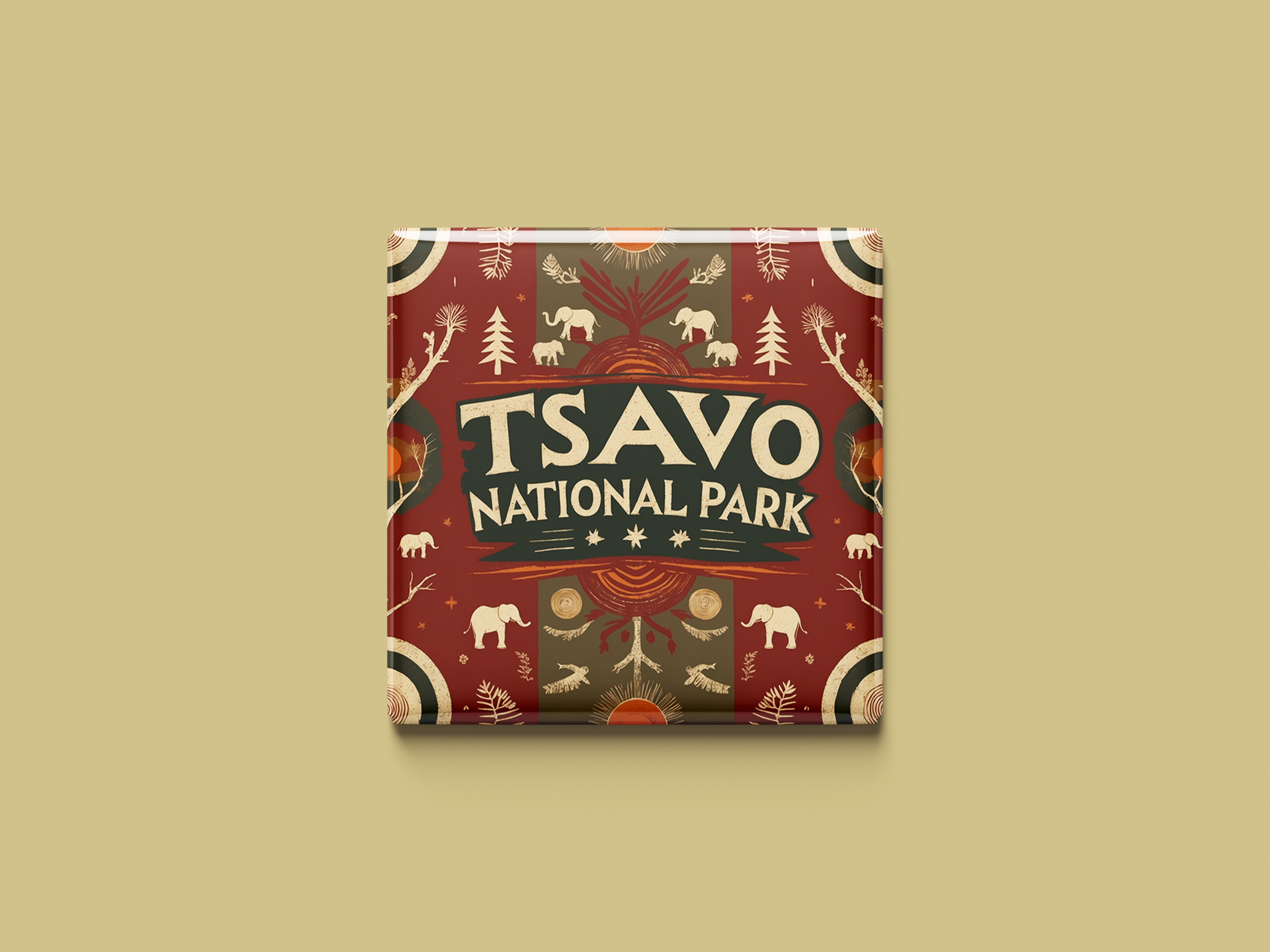 Magnetkollektion Tsavo Nationalpark