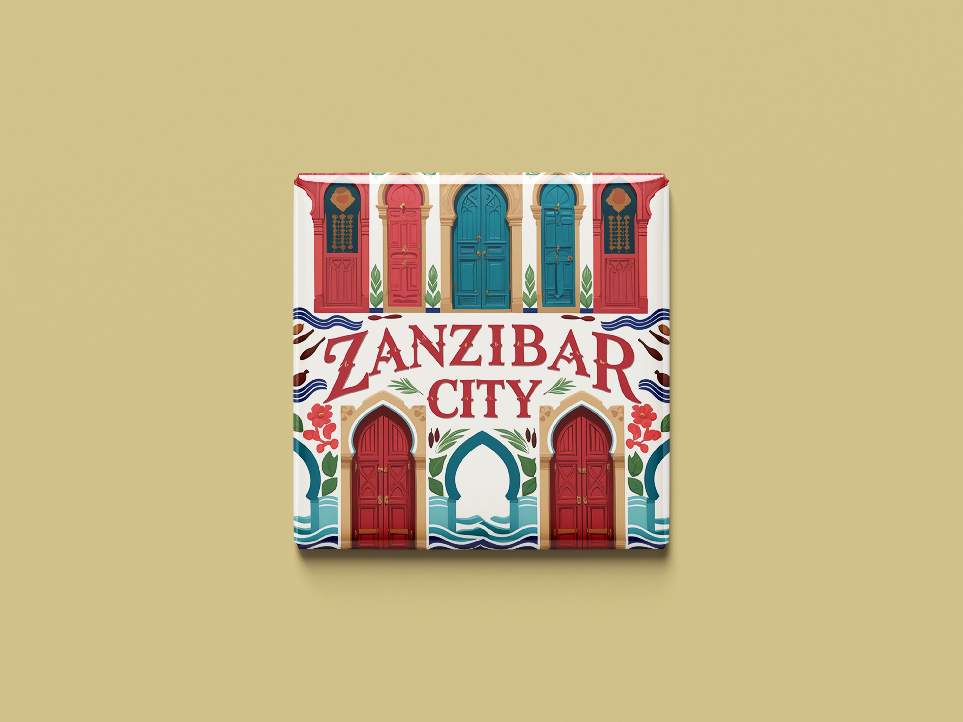 Magnetkollektion Sansibar-Stadt