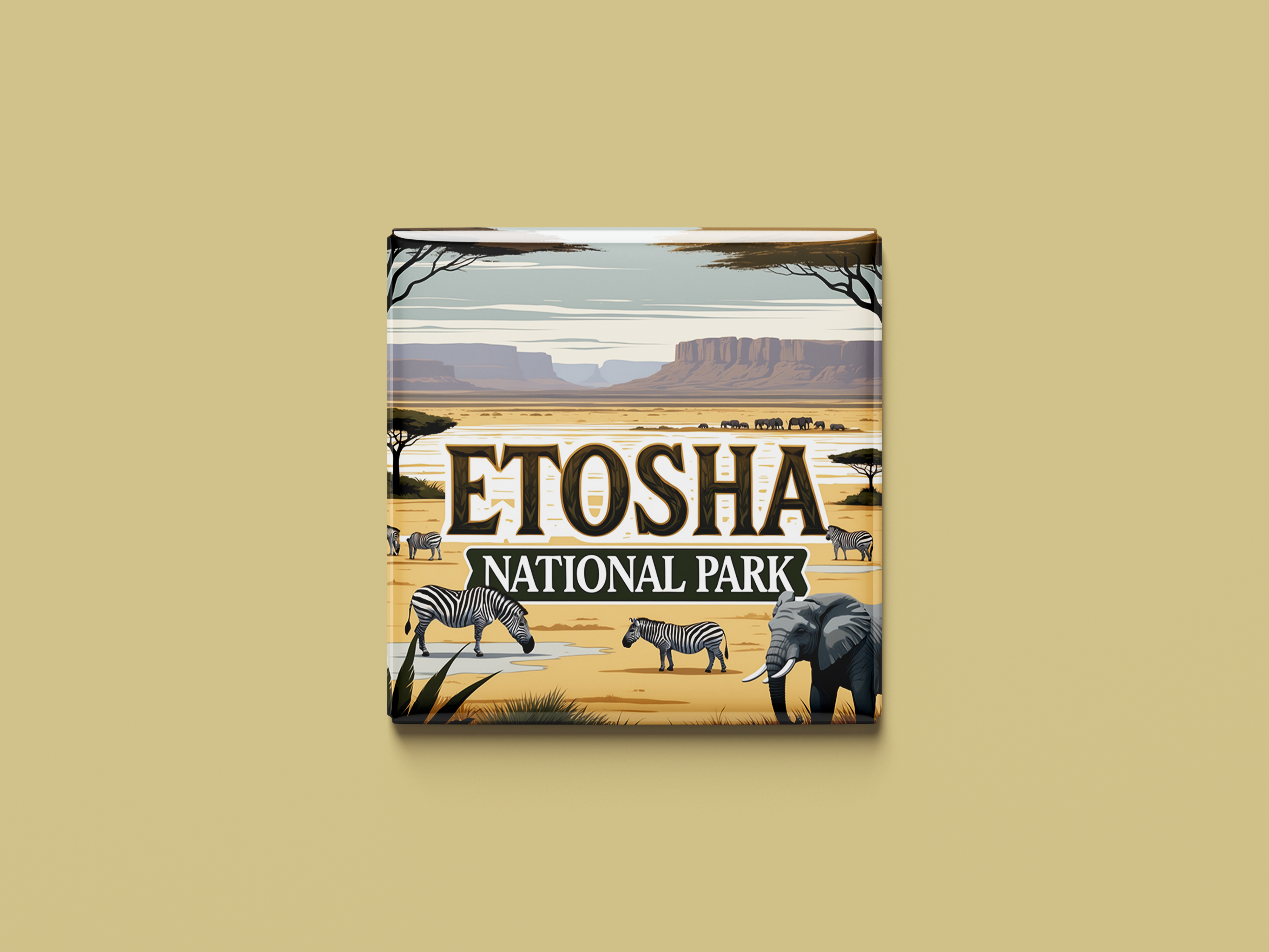 Magnetkollektion Etosha Nationalpark