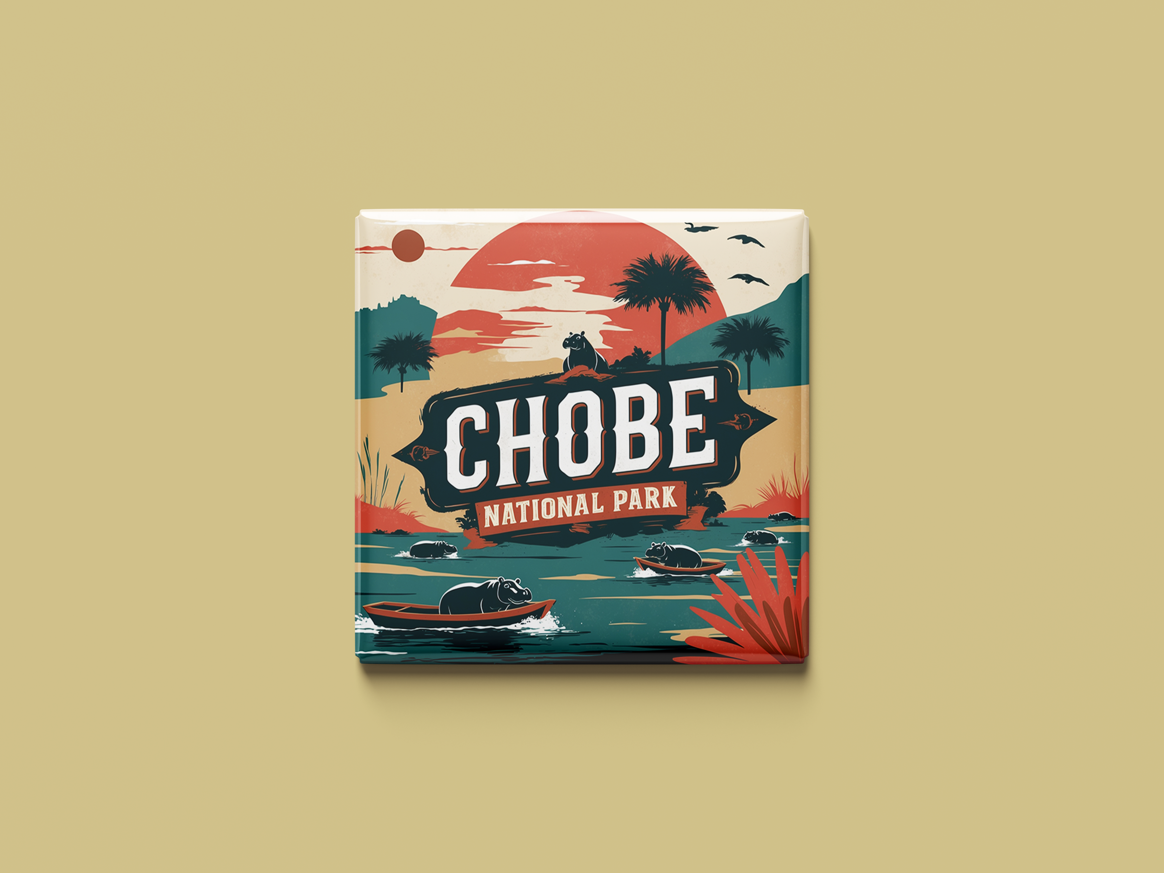 Magnetkollektion Chobe Nationalpark