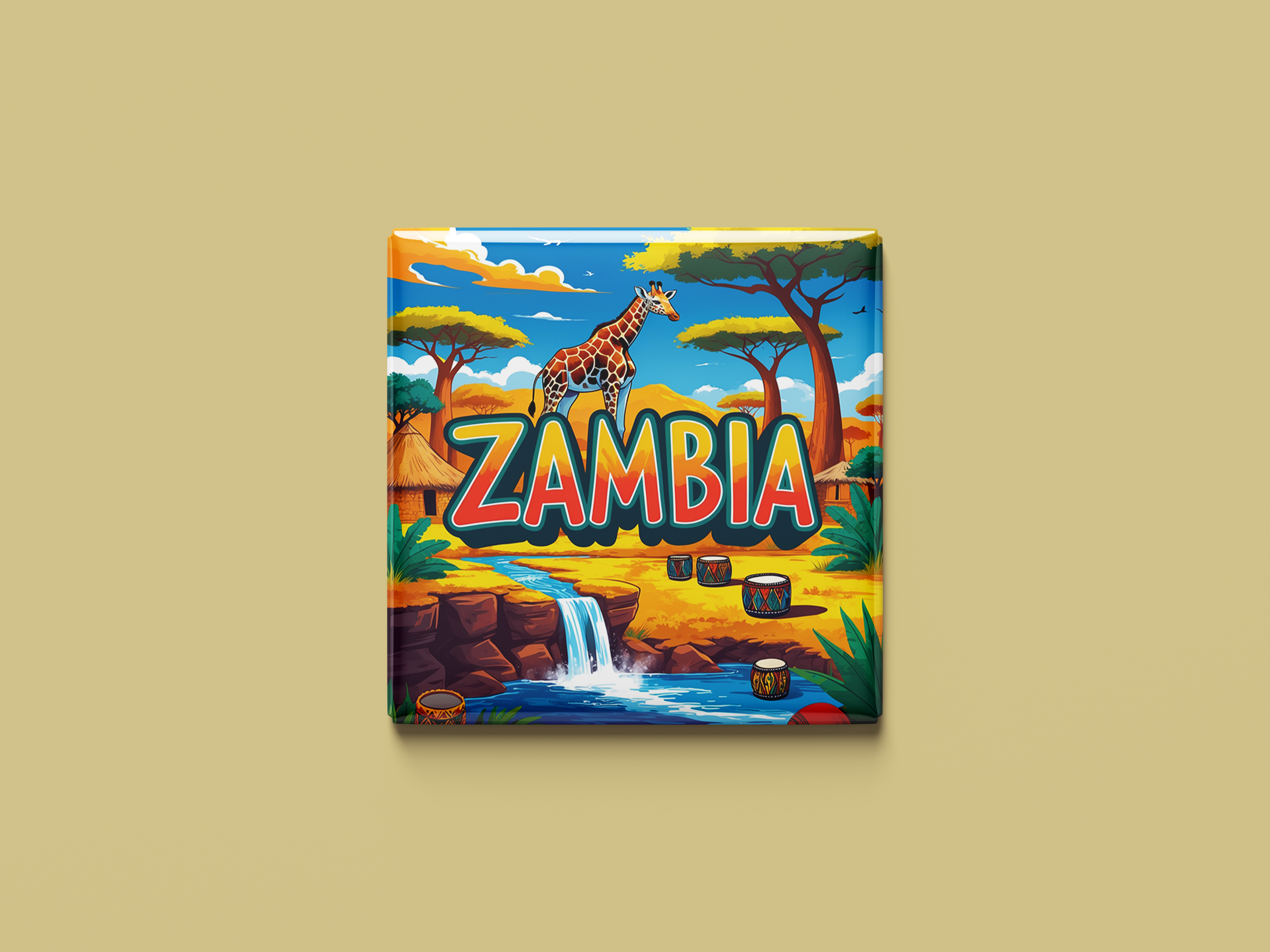 Zambia Magnet Collection