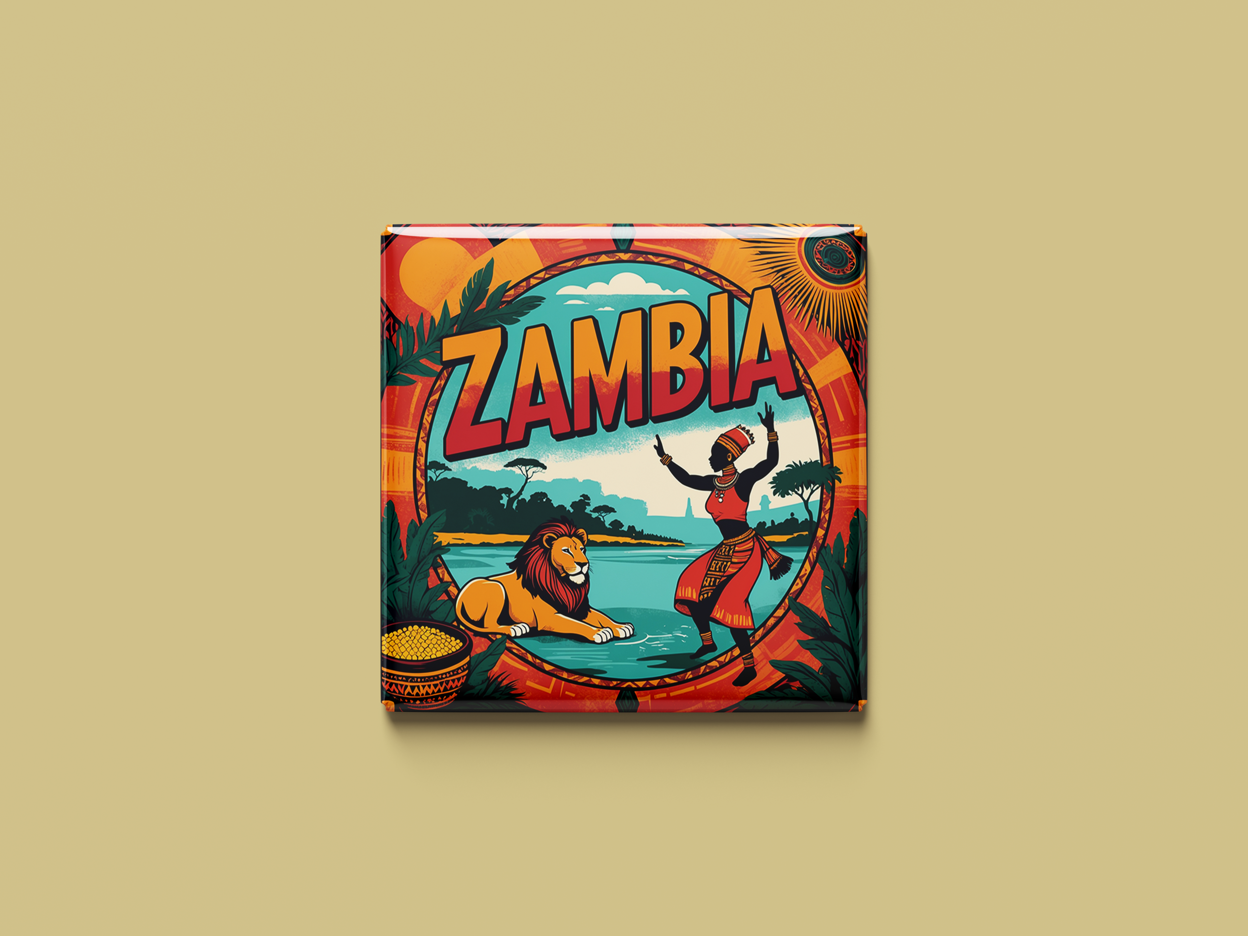 Zambia Magnet Collection