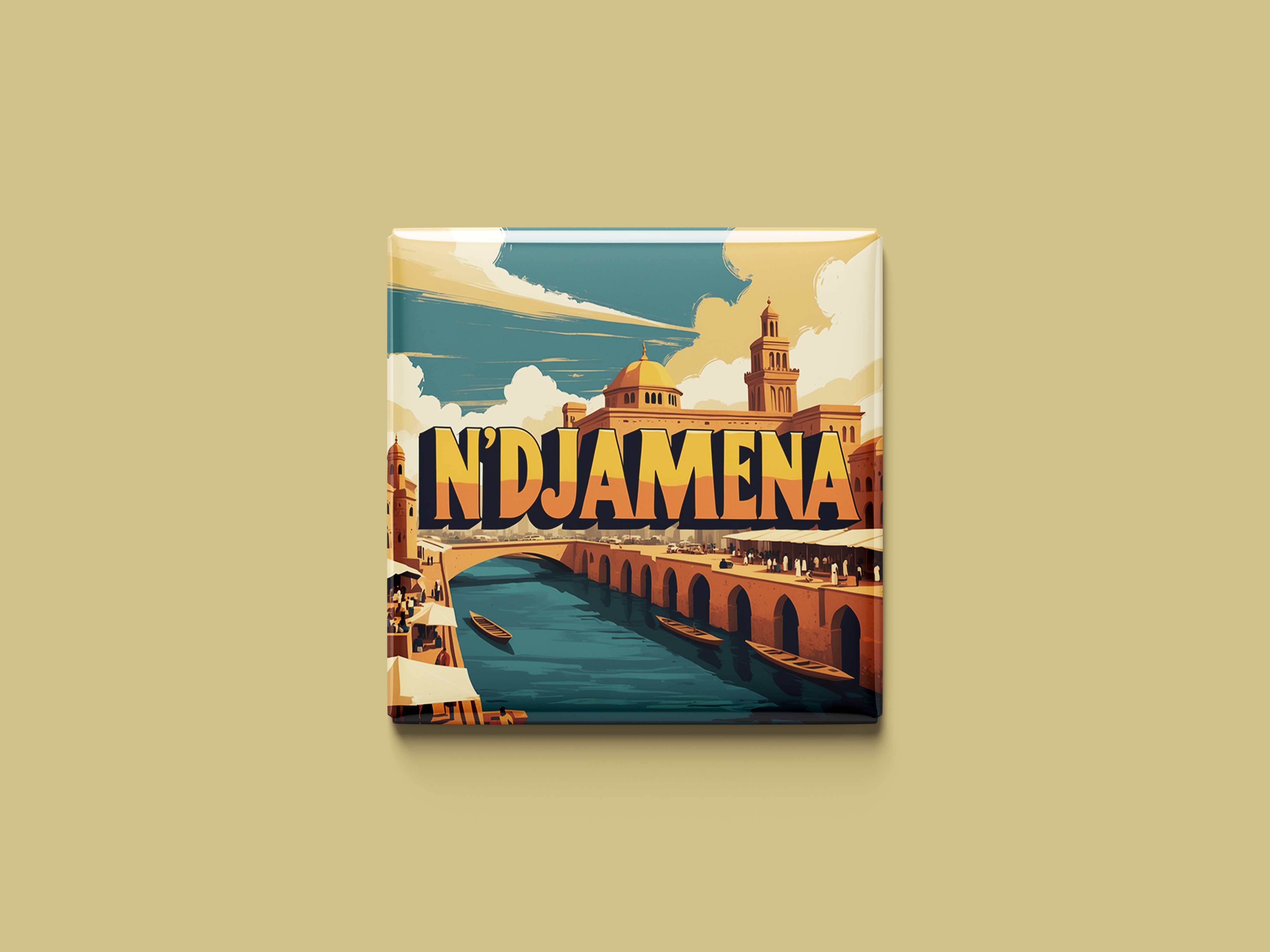 Magnetkollektion N'Djamena