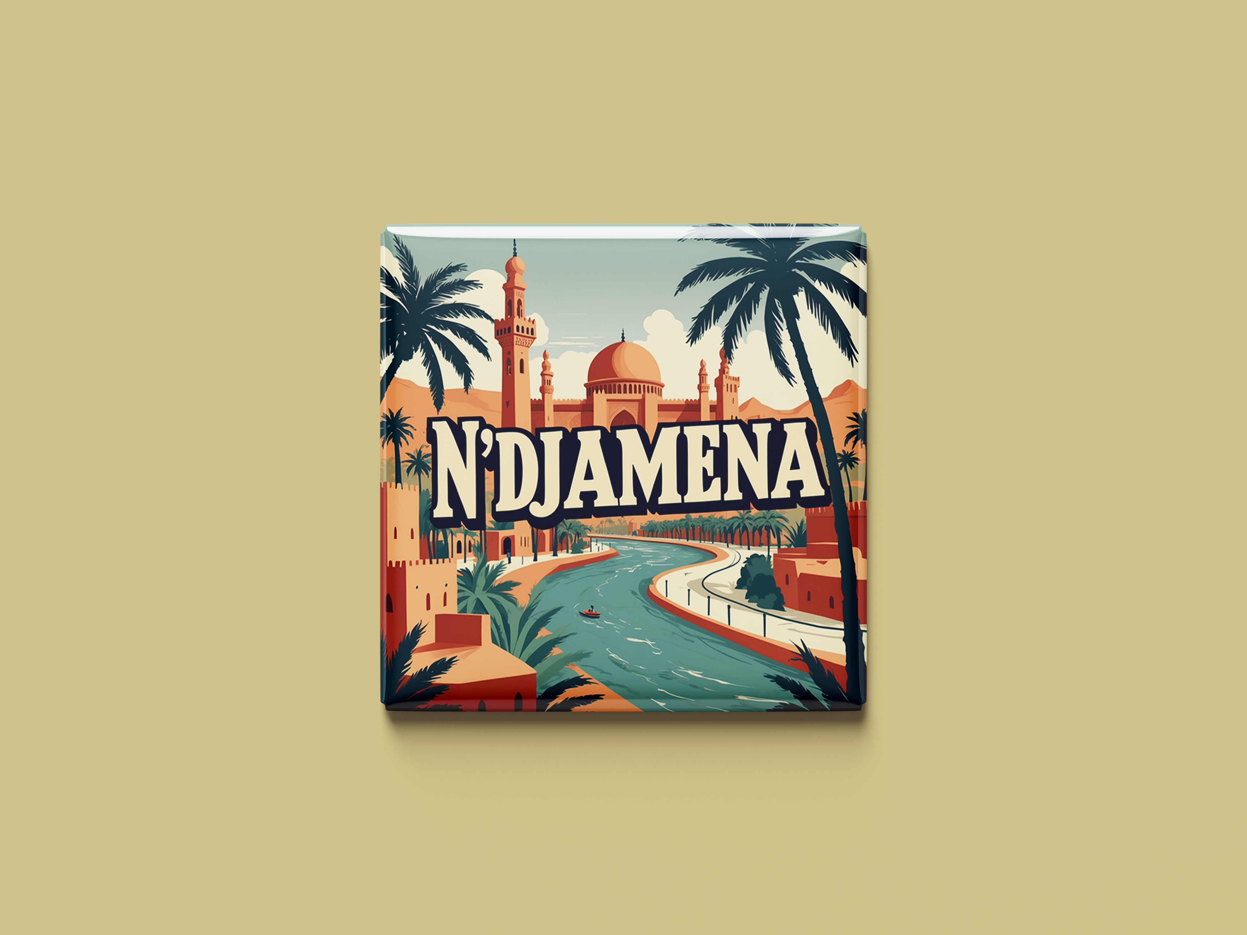 Magnetkollektion N'Djamena