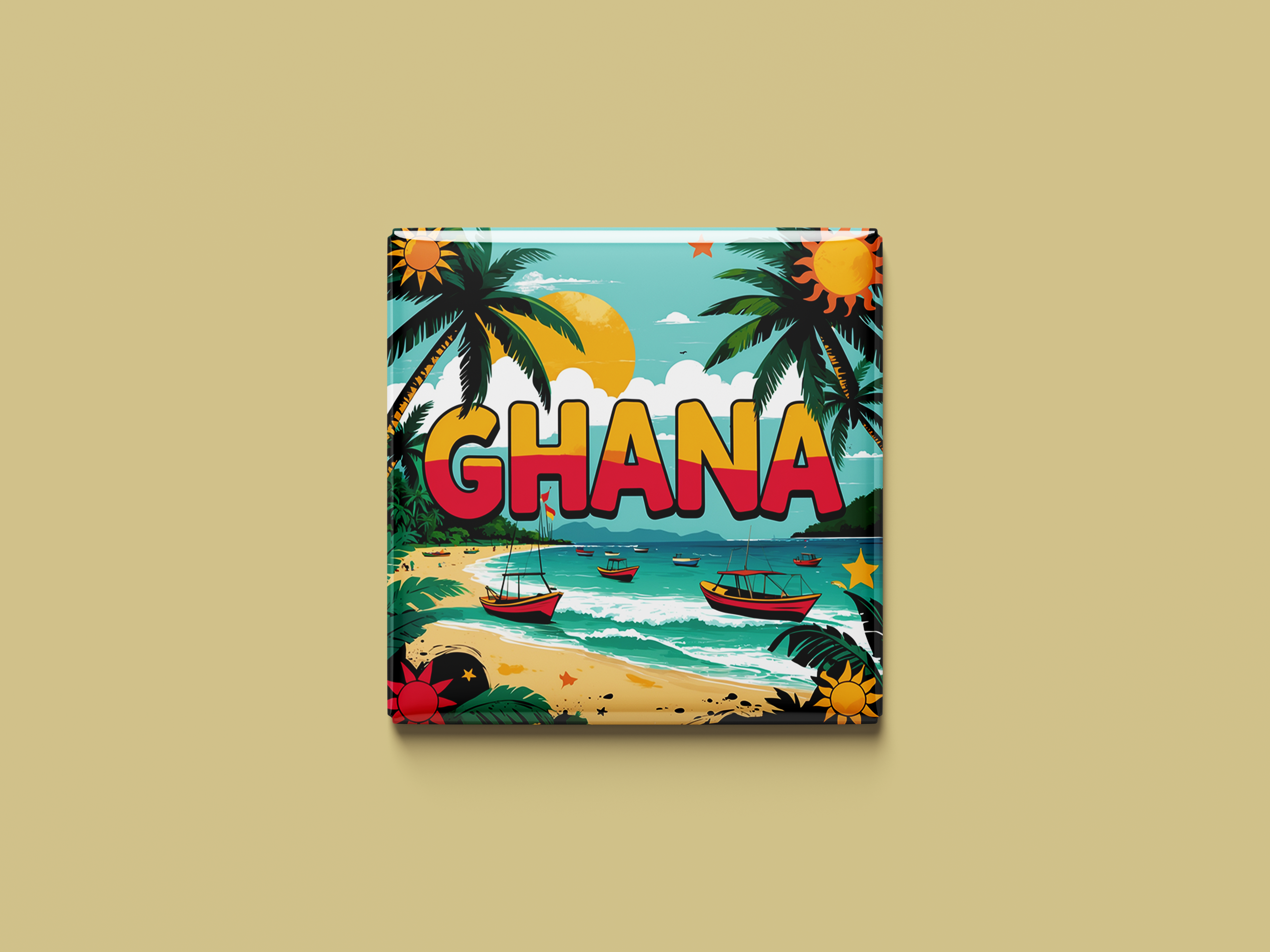 Ghana Magnet Collection