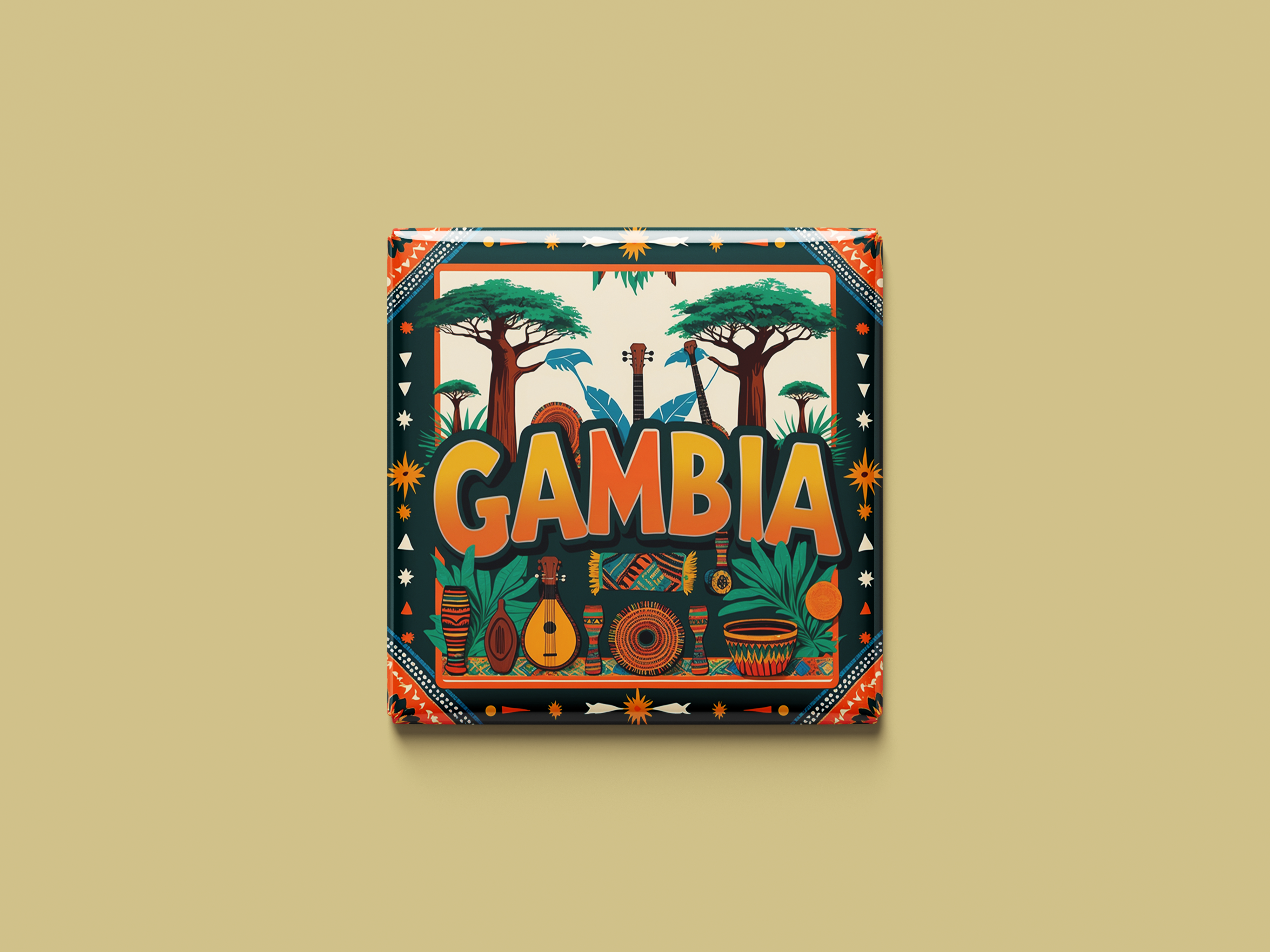Gambia Magnet Collection