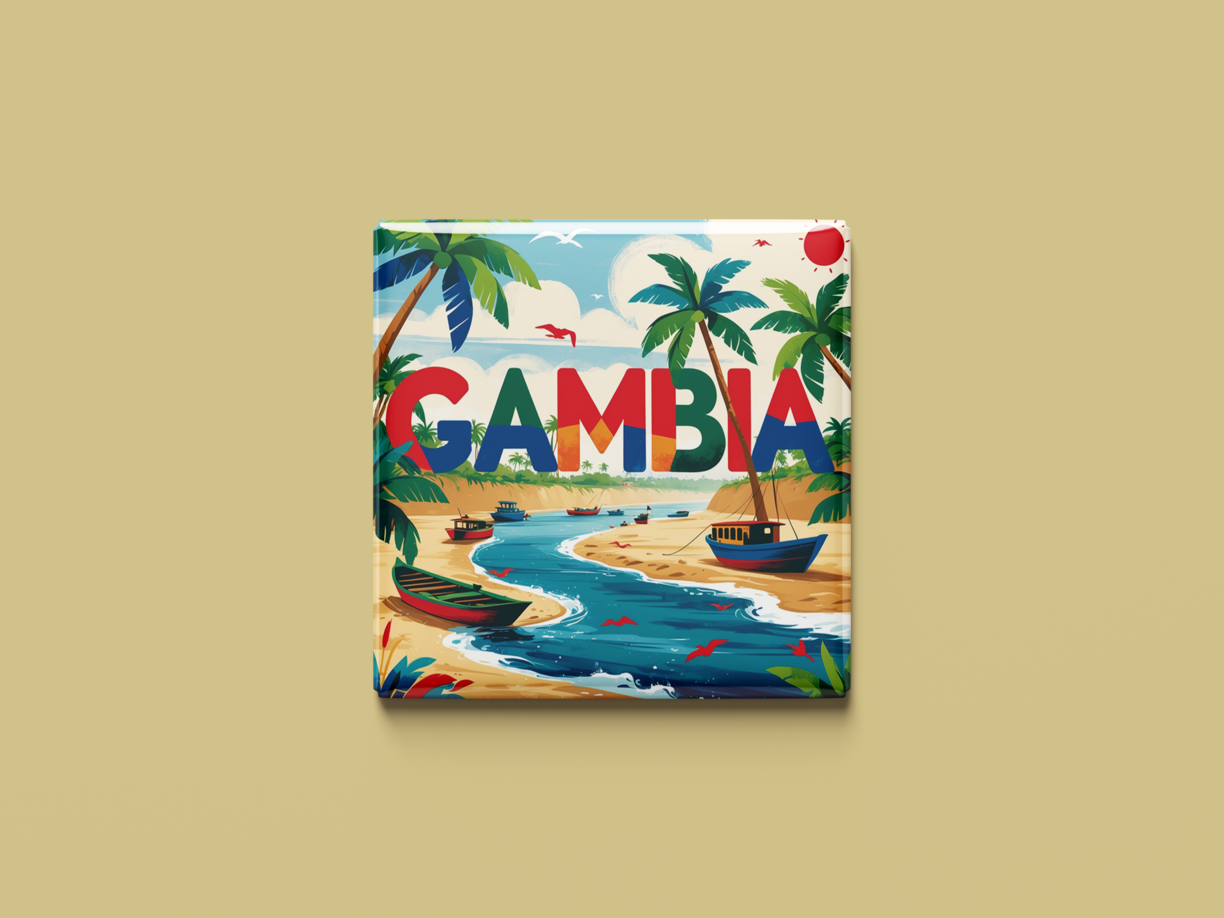 Gambia Magnet Collection