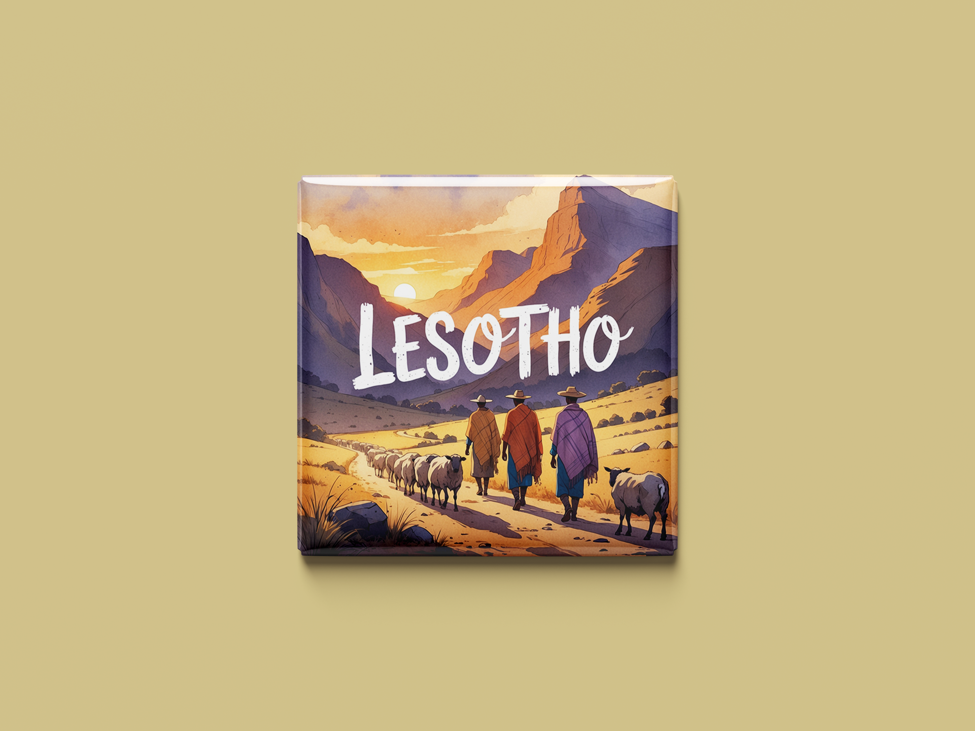 Lesotho Magnet Collection
