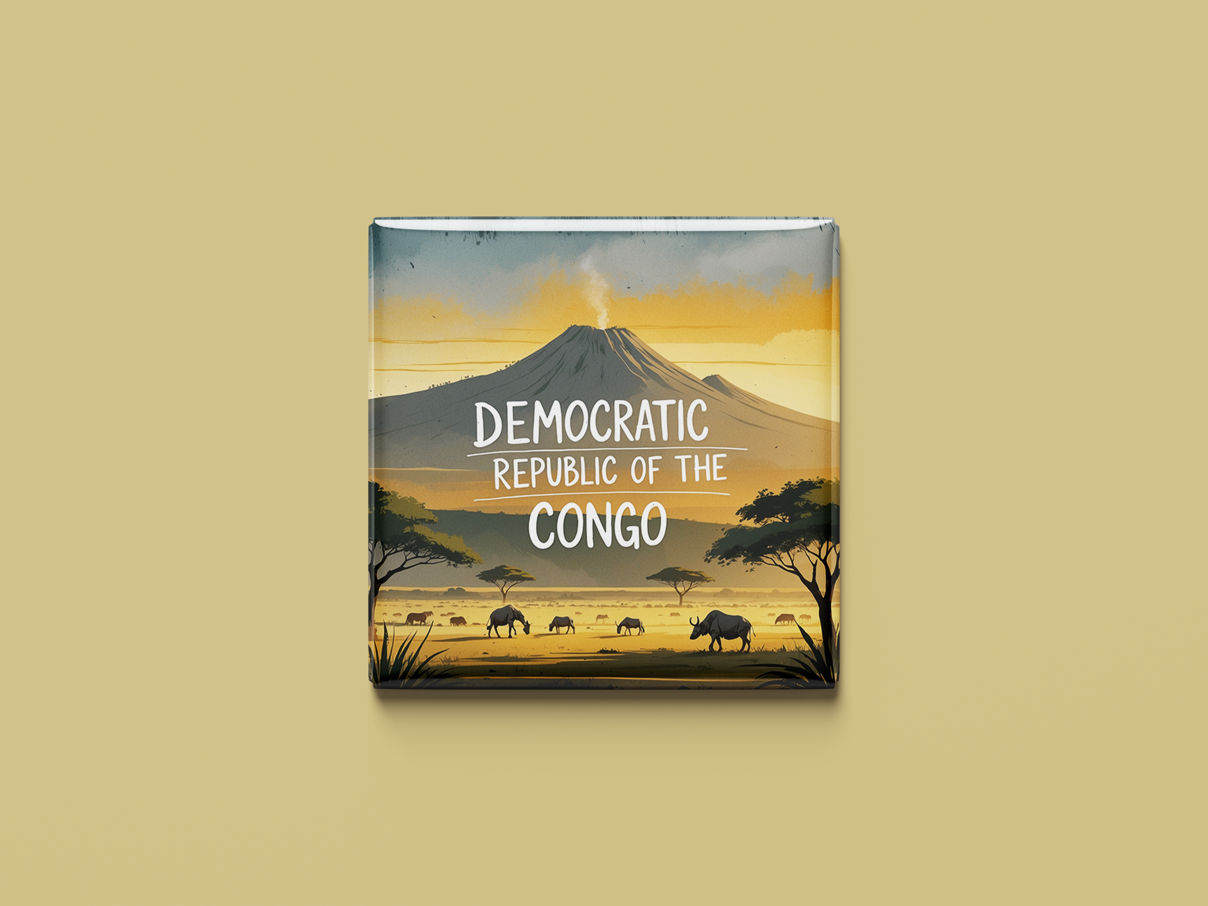 Dem. Republik Kongo Magnetkollektion