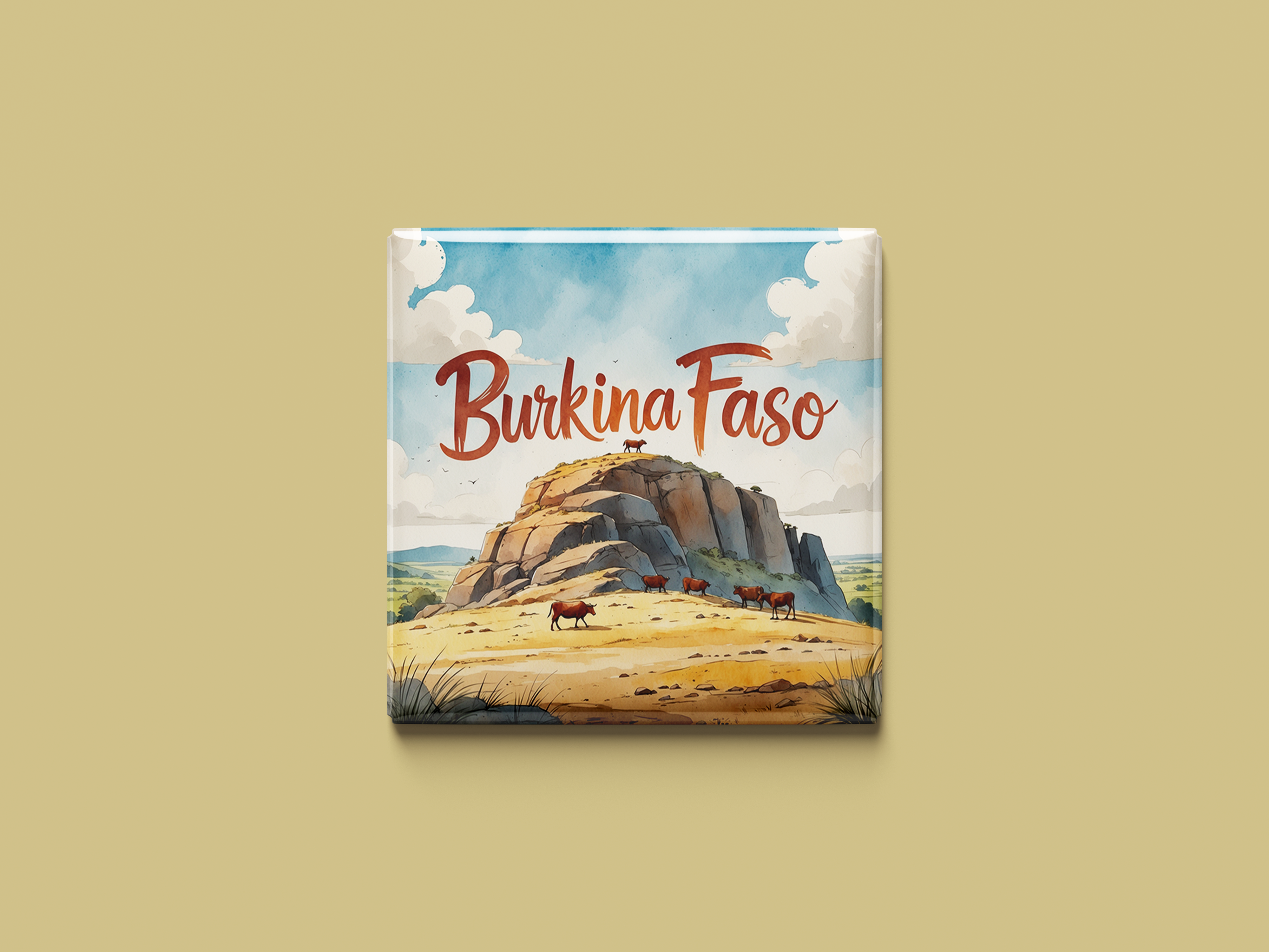 Burkina Faso Magnetkollektion