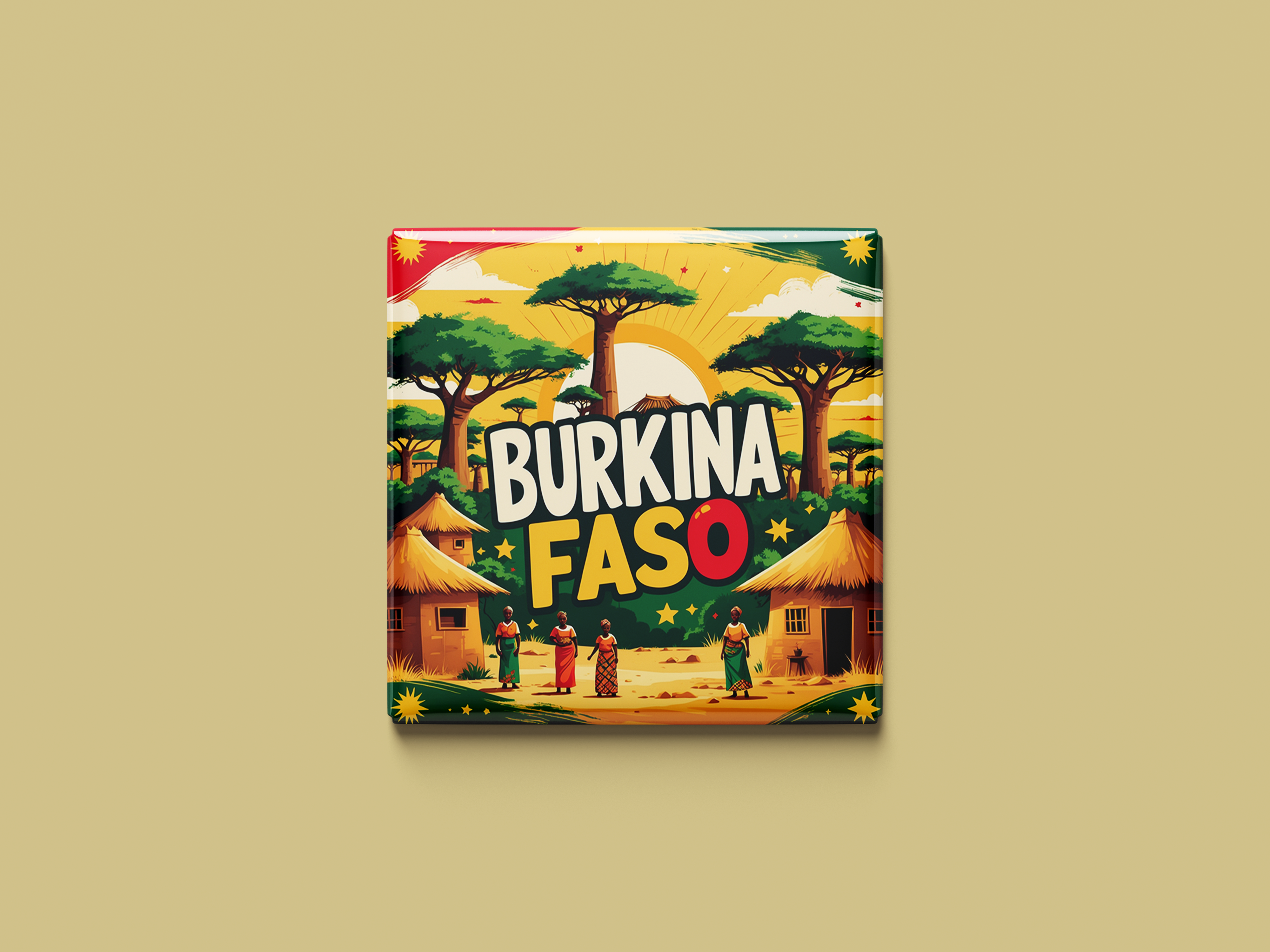 Burkina Faso Magnetkollektion