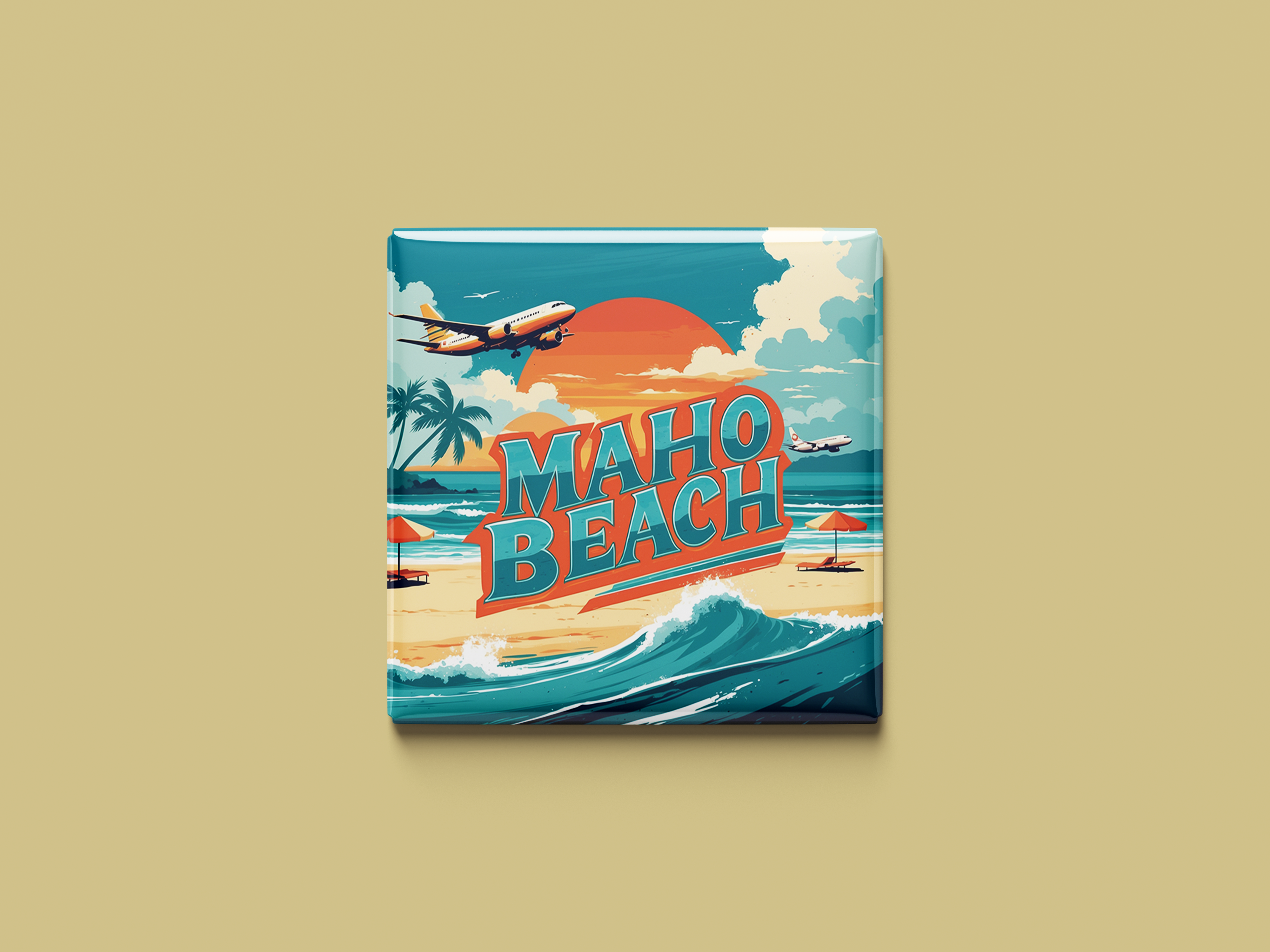 Magnetkollektion Maho Beach