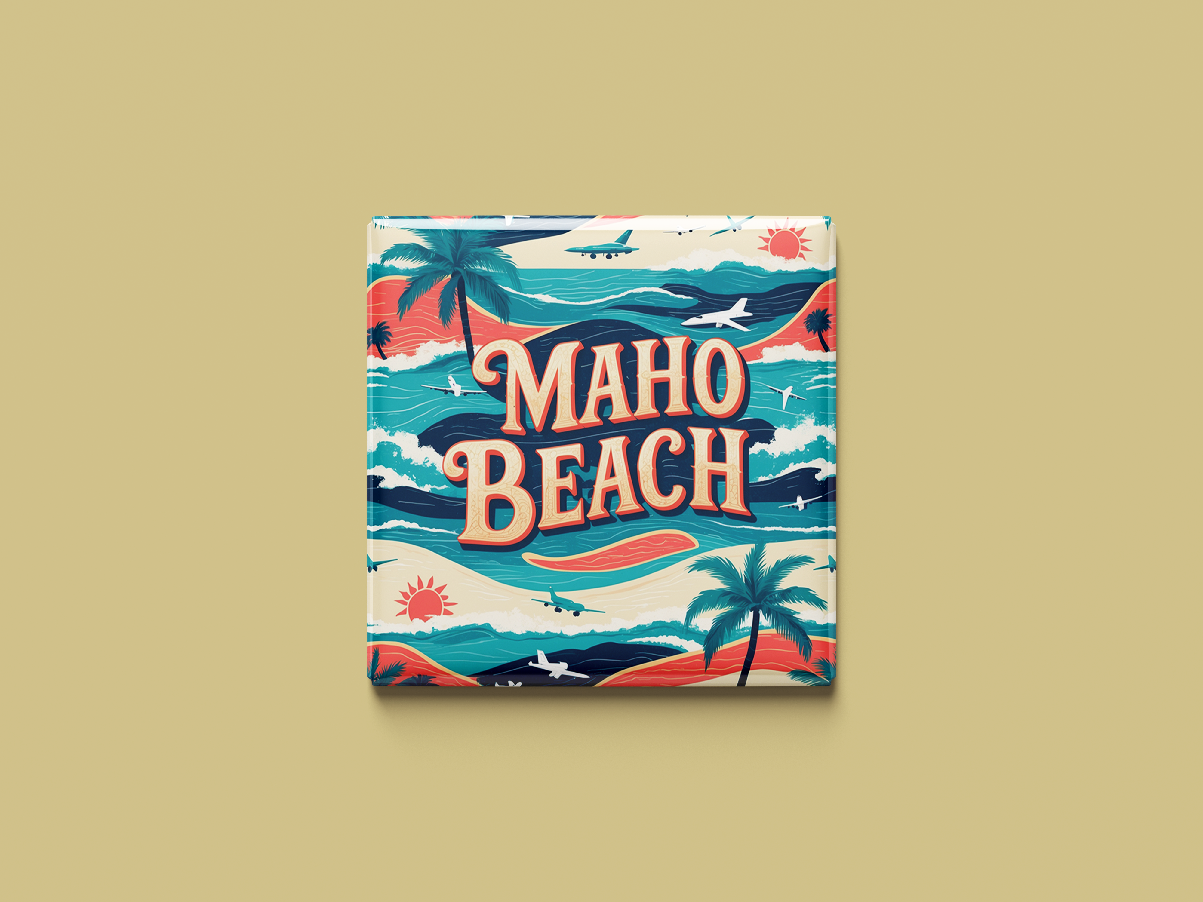 Magnetkollektion Maho Beach