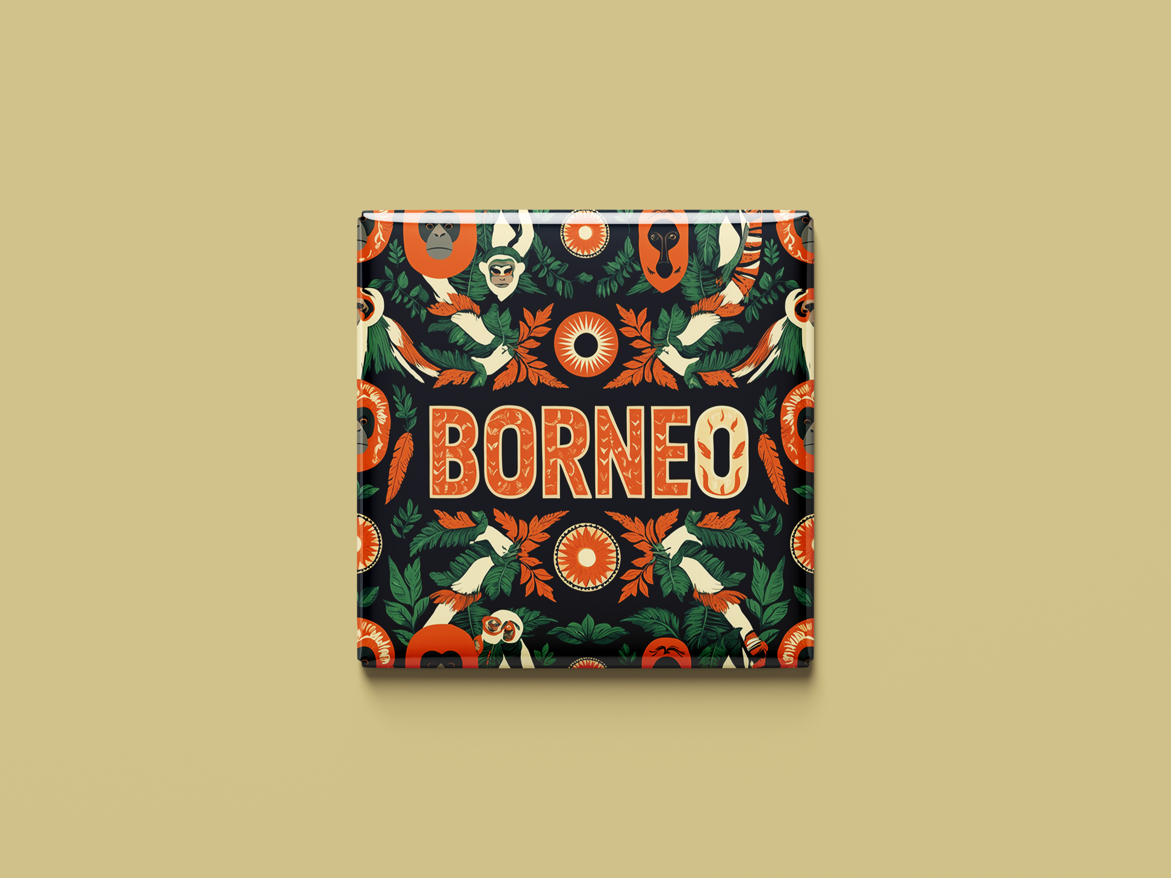 Magnetkollektion Borneo (Sabah und Sarawak)