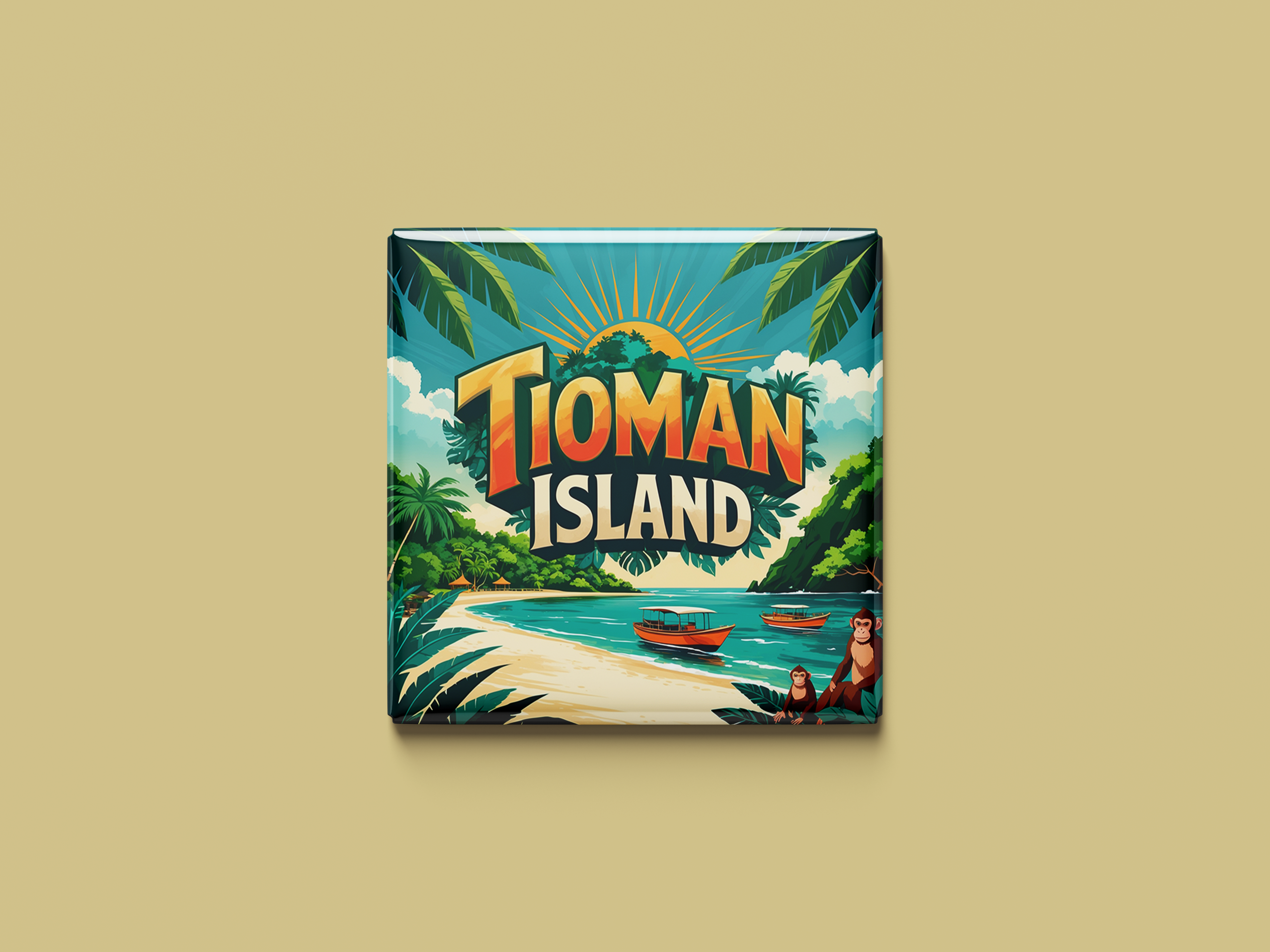 Magnetkollektion Tioman-Insel