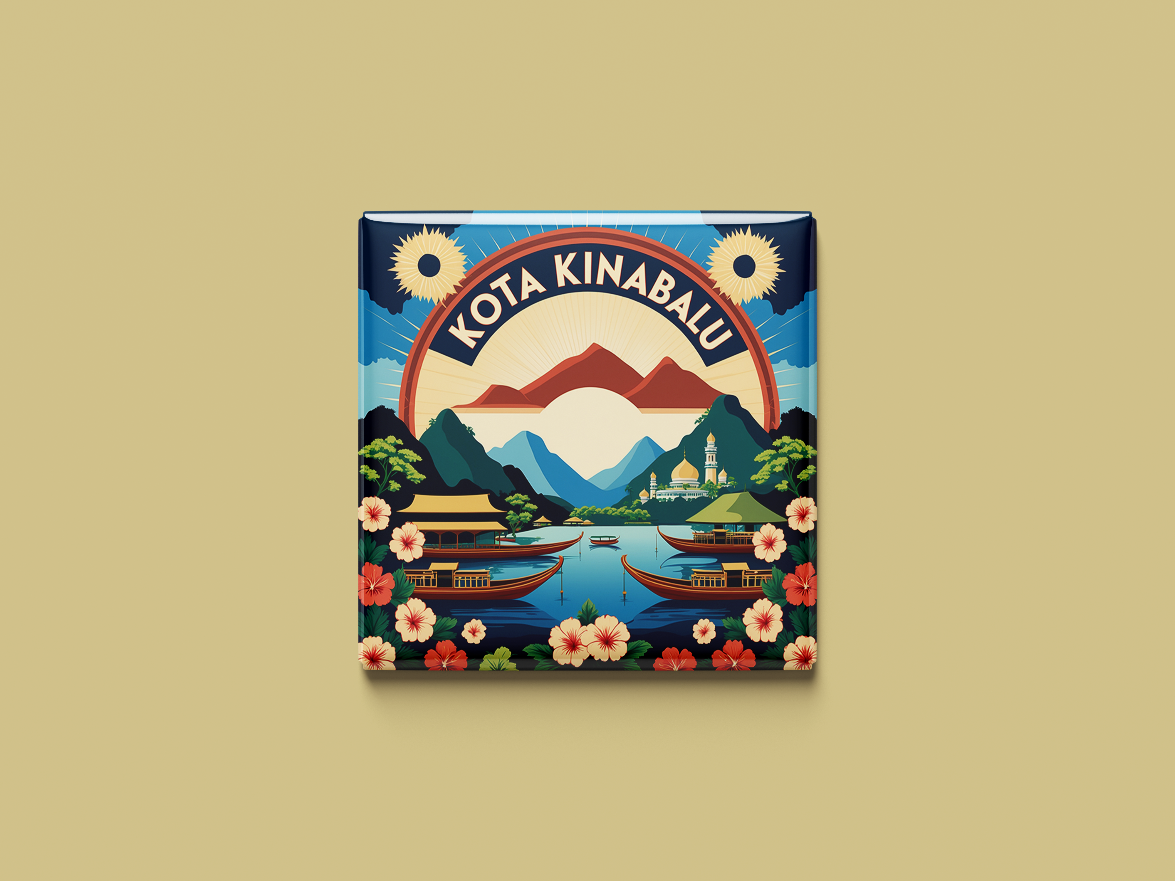 Magnetkollektion Kota Kinabalu