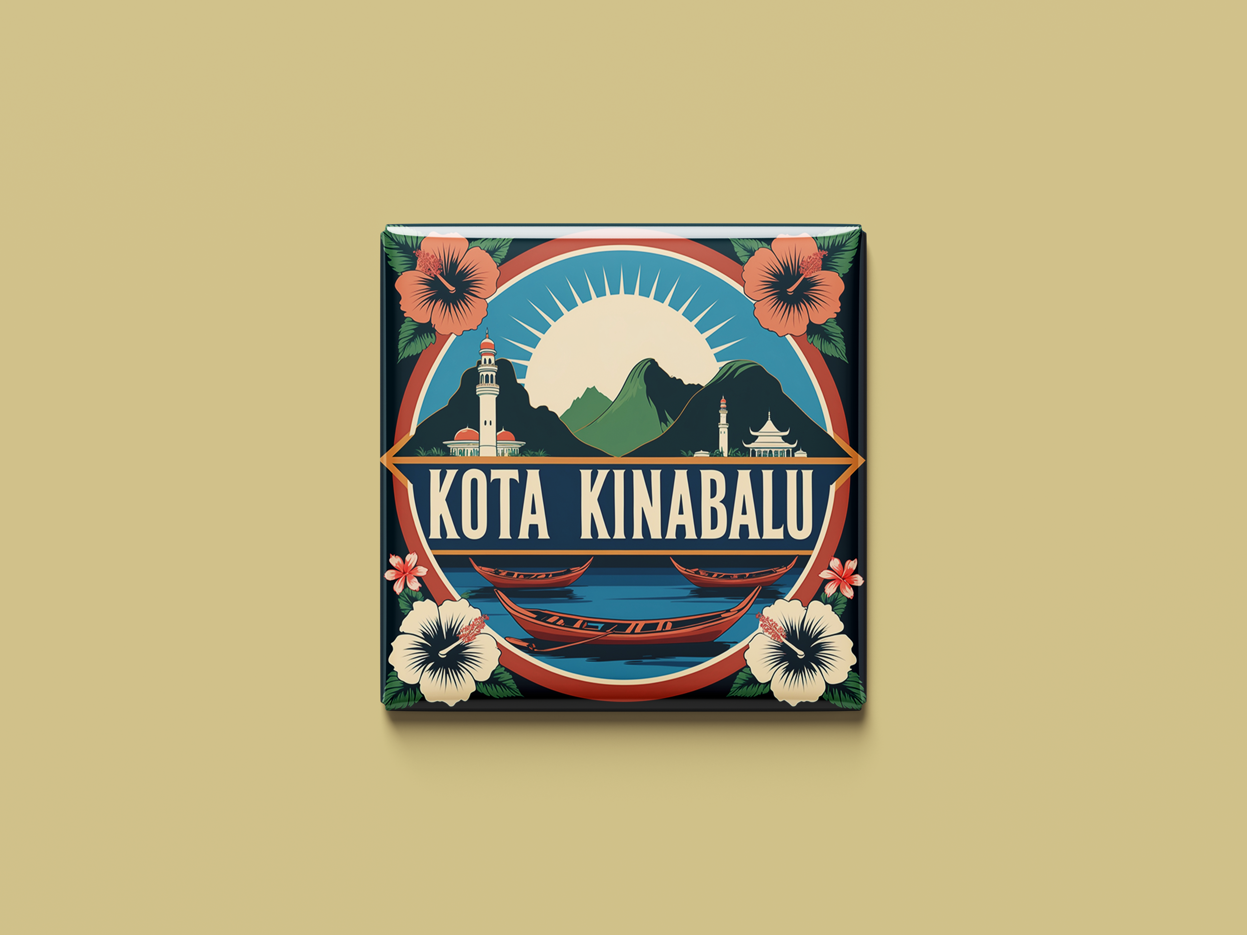 Magnetkollektion Kota Kinabalu