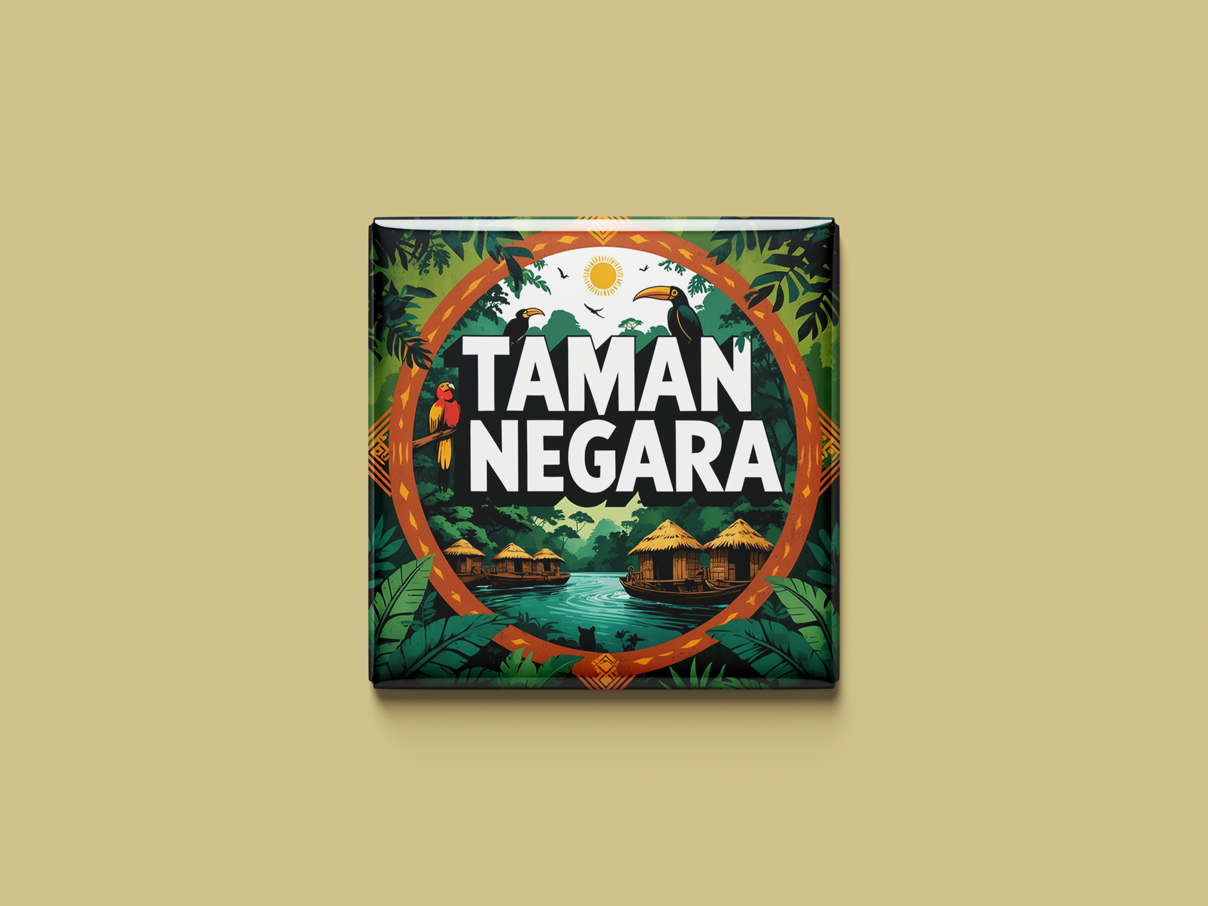 Magnetkollektion Taman Negara Nationalpark